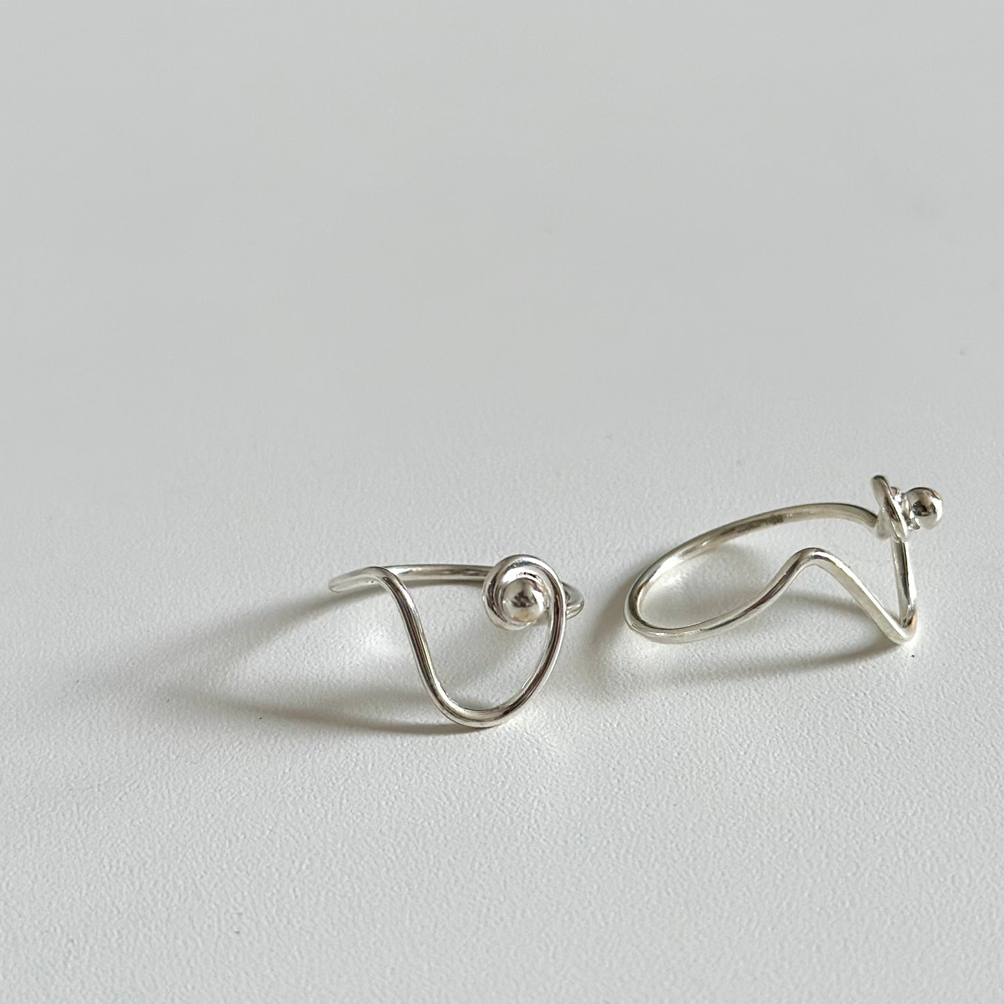 Silver925 plain ring 72
