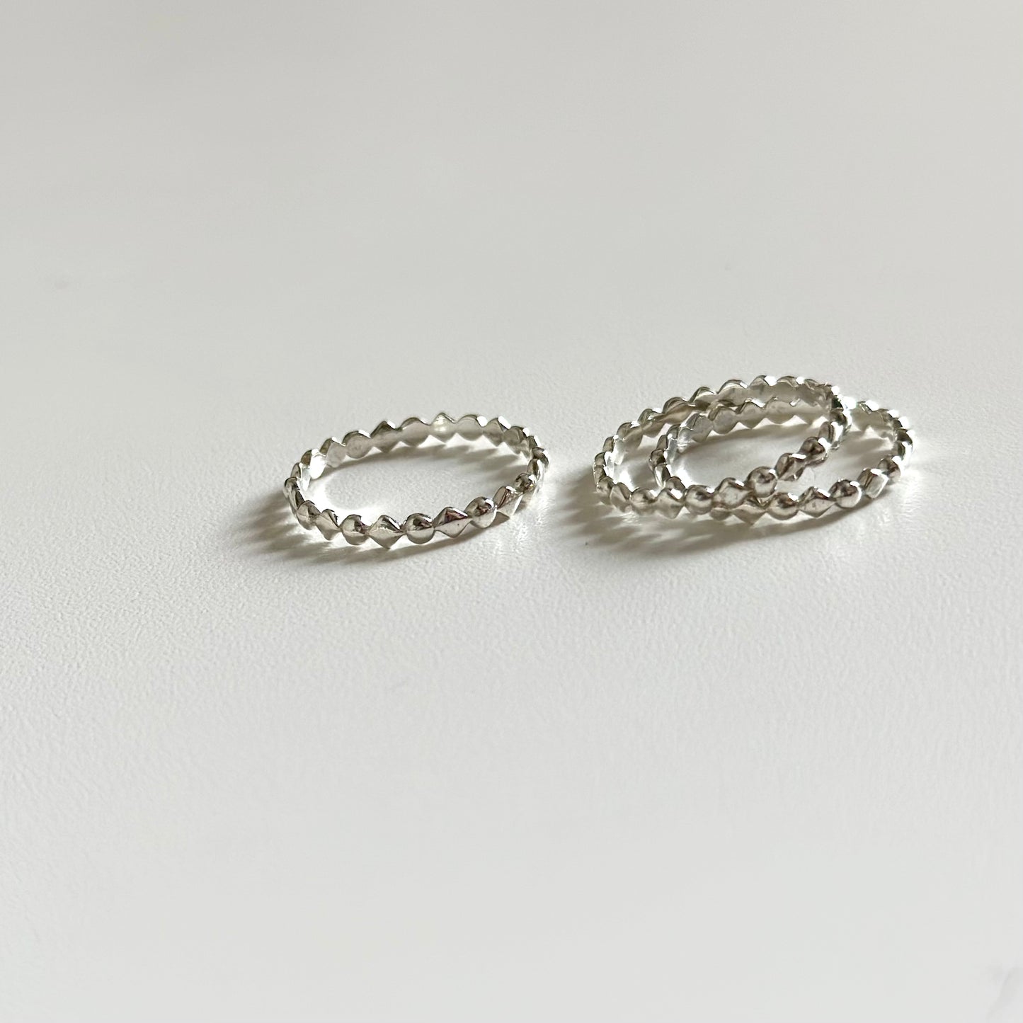 Silver925 plain ring 57