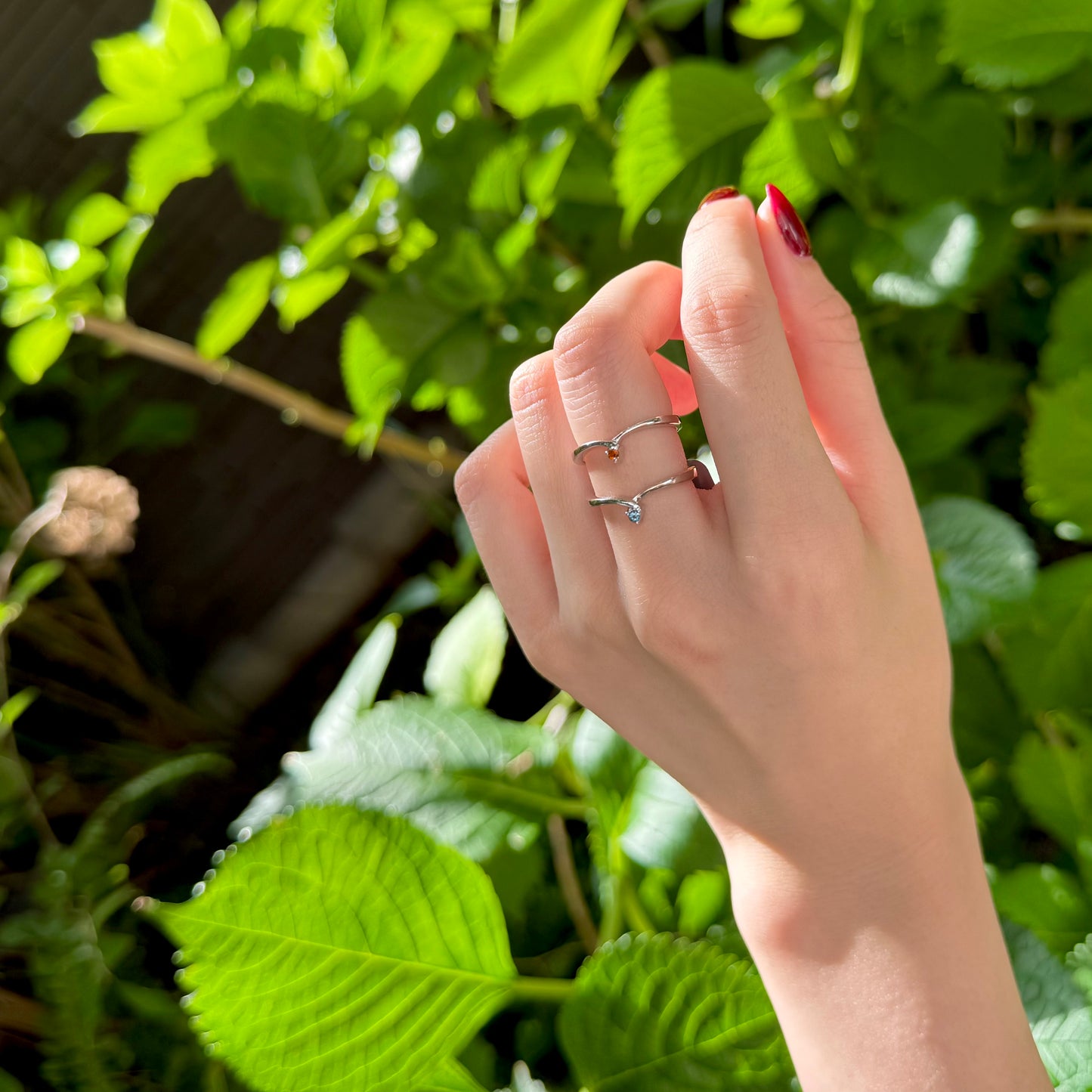 Silver925 V design ring 5