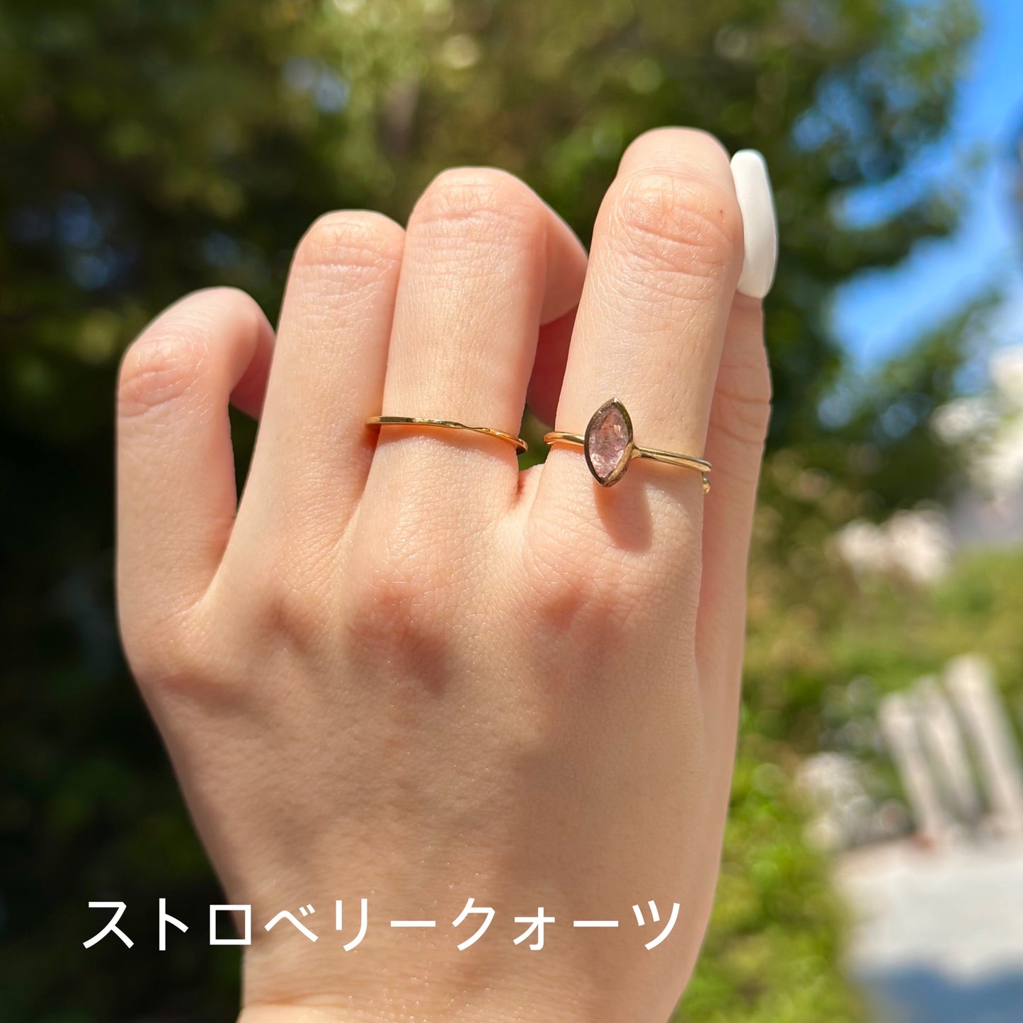 Brass petit ring 7