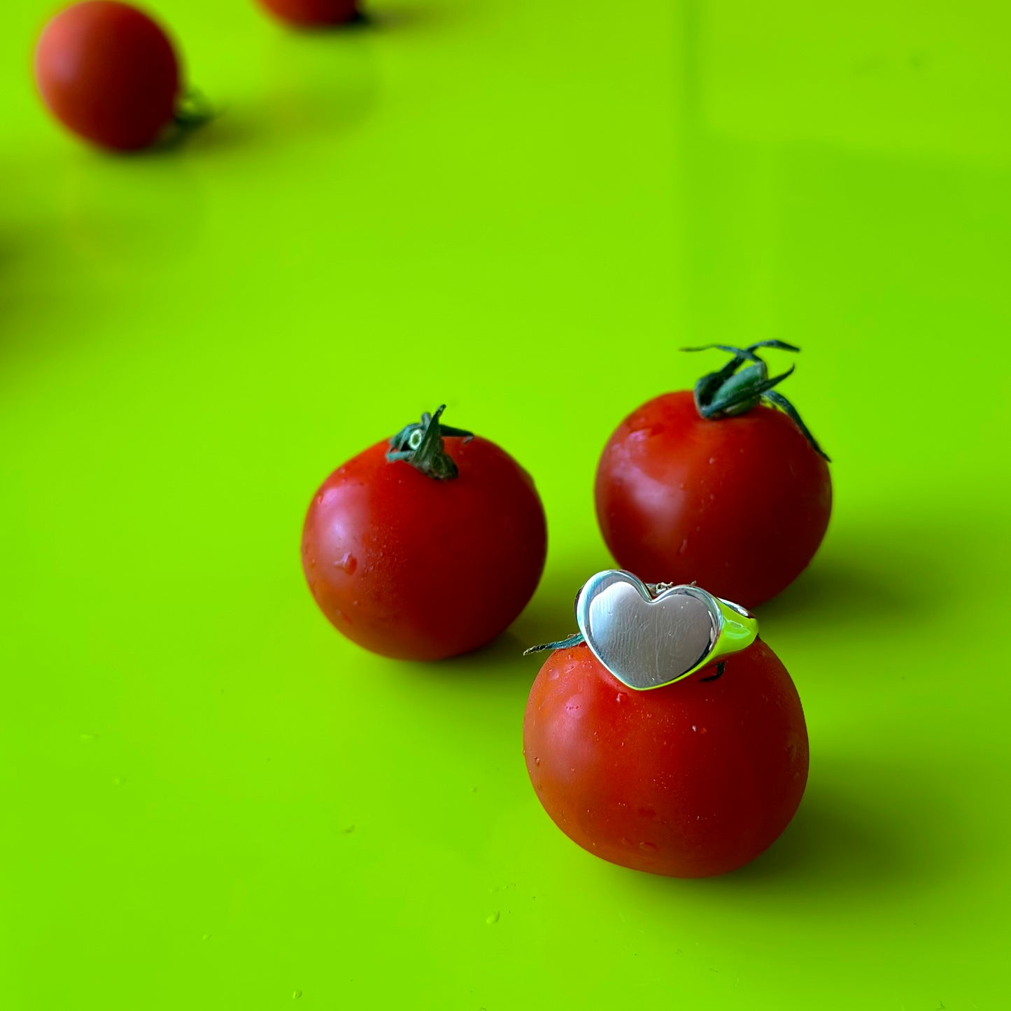 Heart plain ring 20