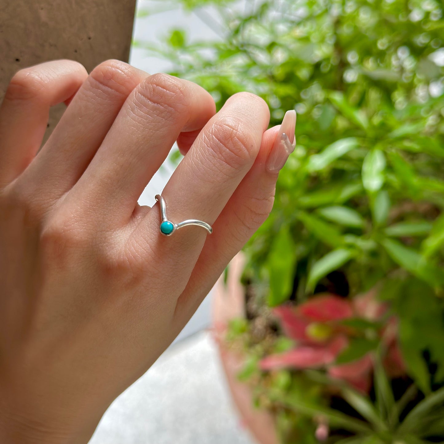 Silver925 V design ring 2