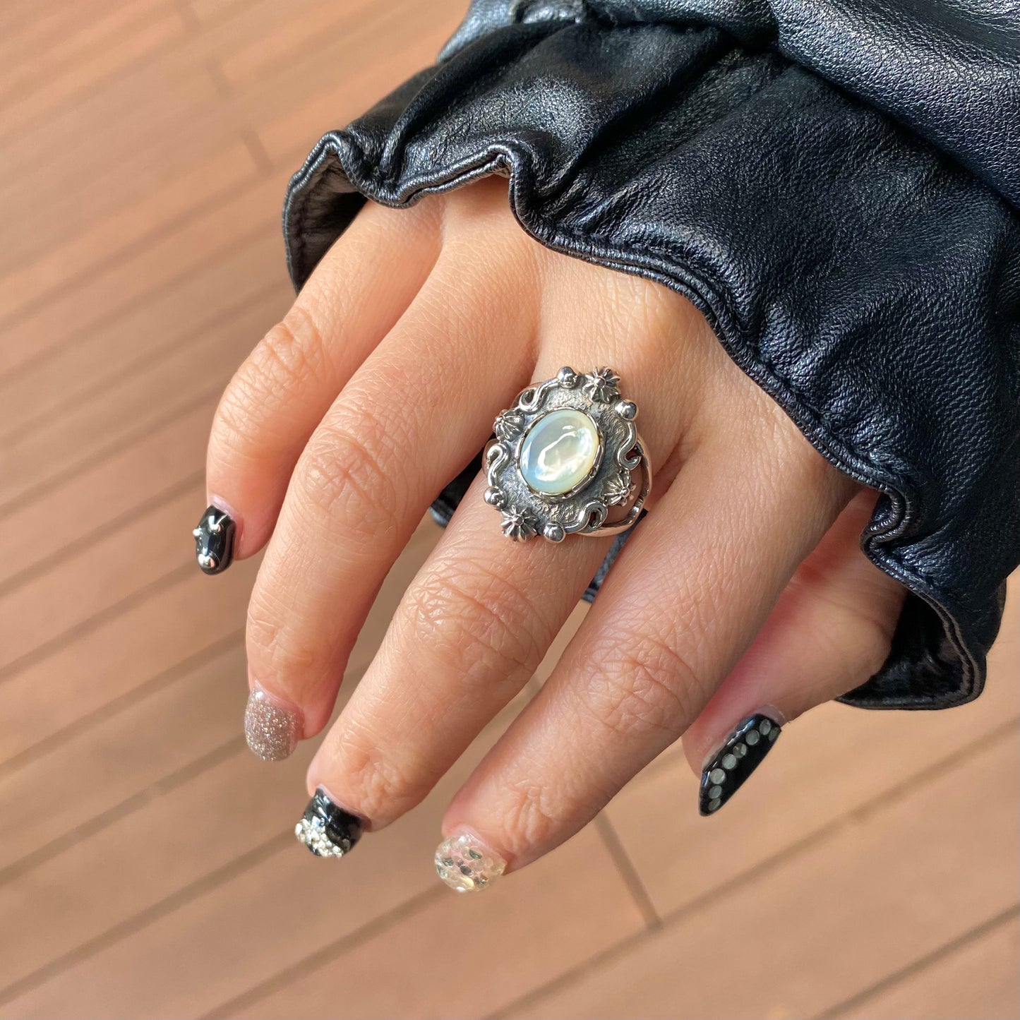 Silver925 design ring 38