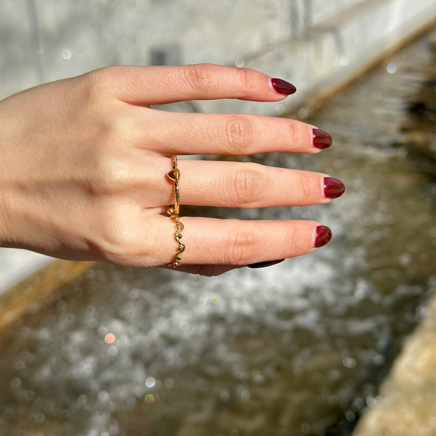 Brass petit ring 52