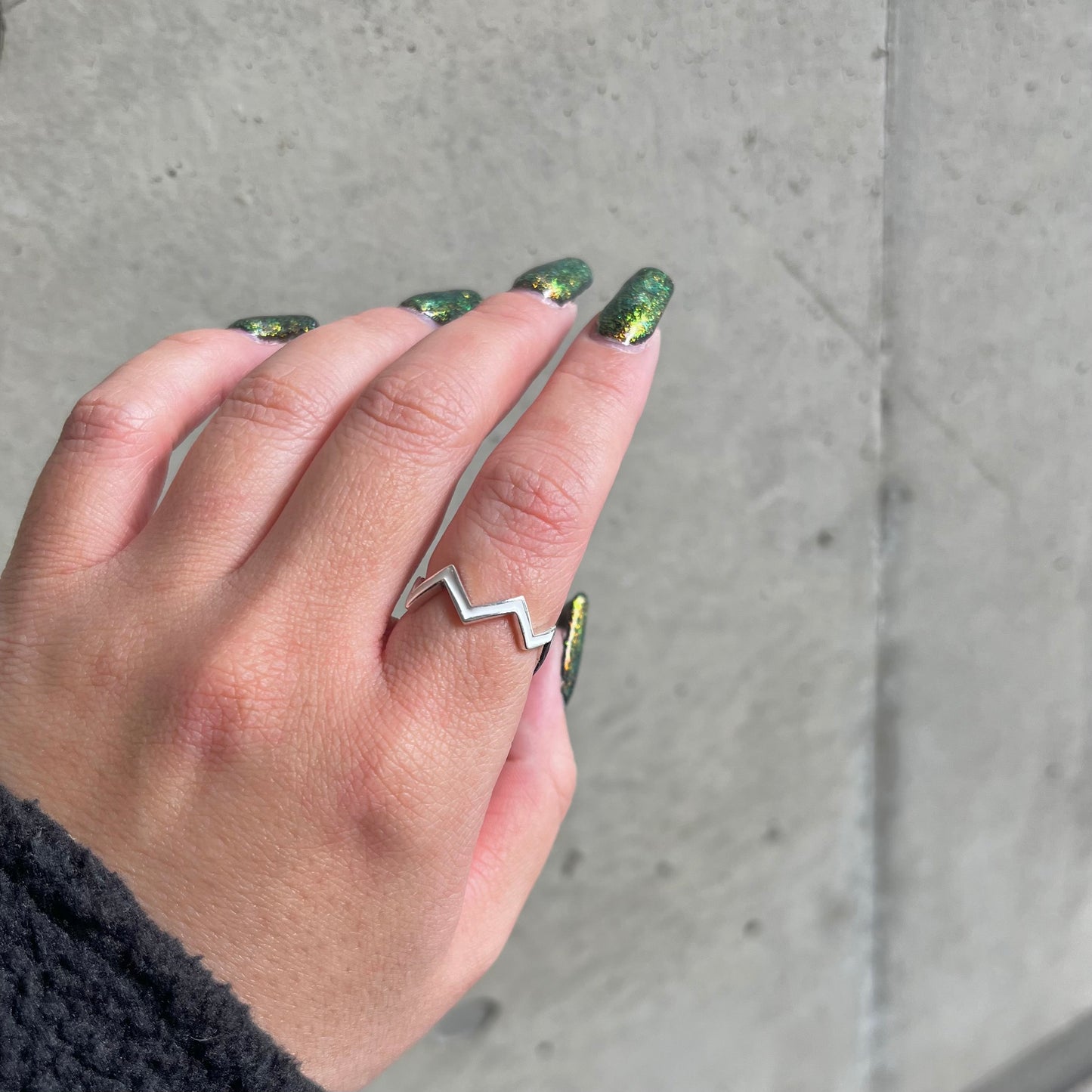 Enamel design ring