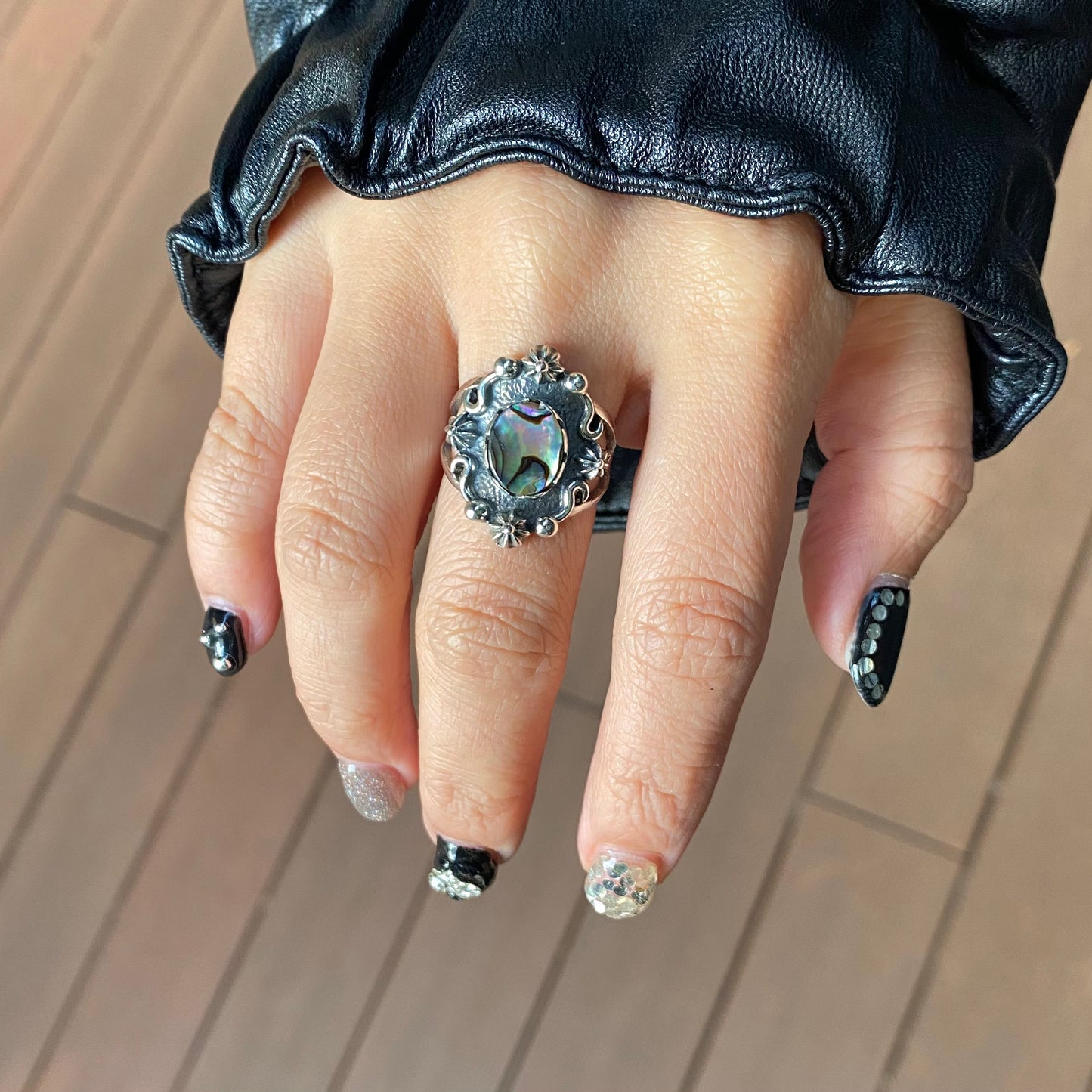 Silver925 design ring 38