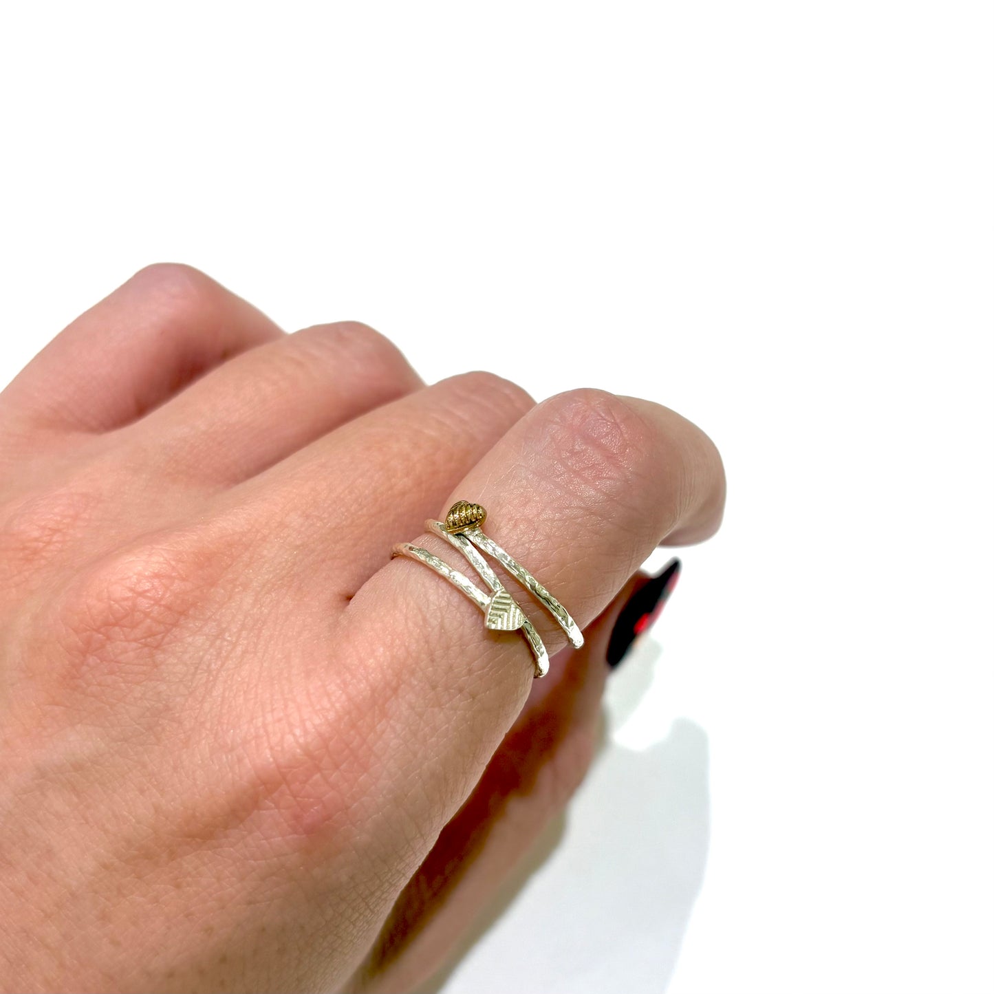 Heart plain ring 30