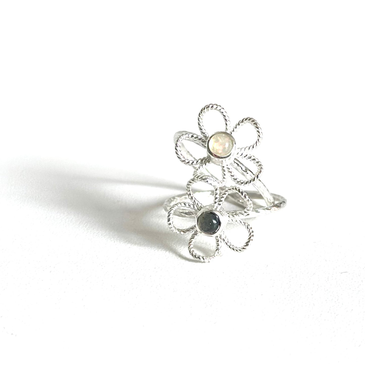 Flower design ring 7