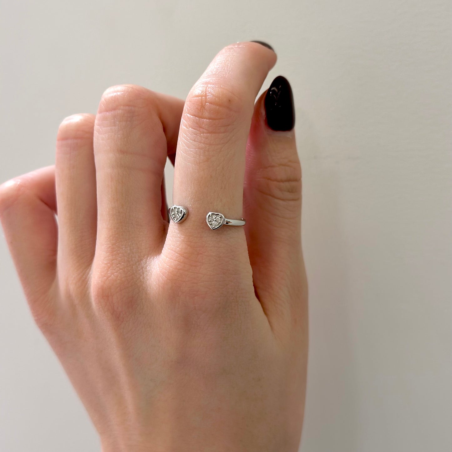 【Biju mam poco】Heart fork ring