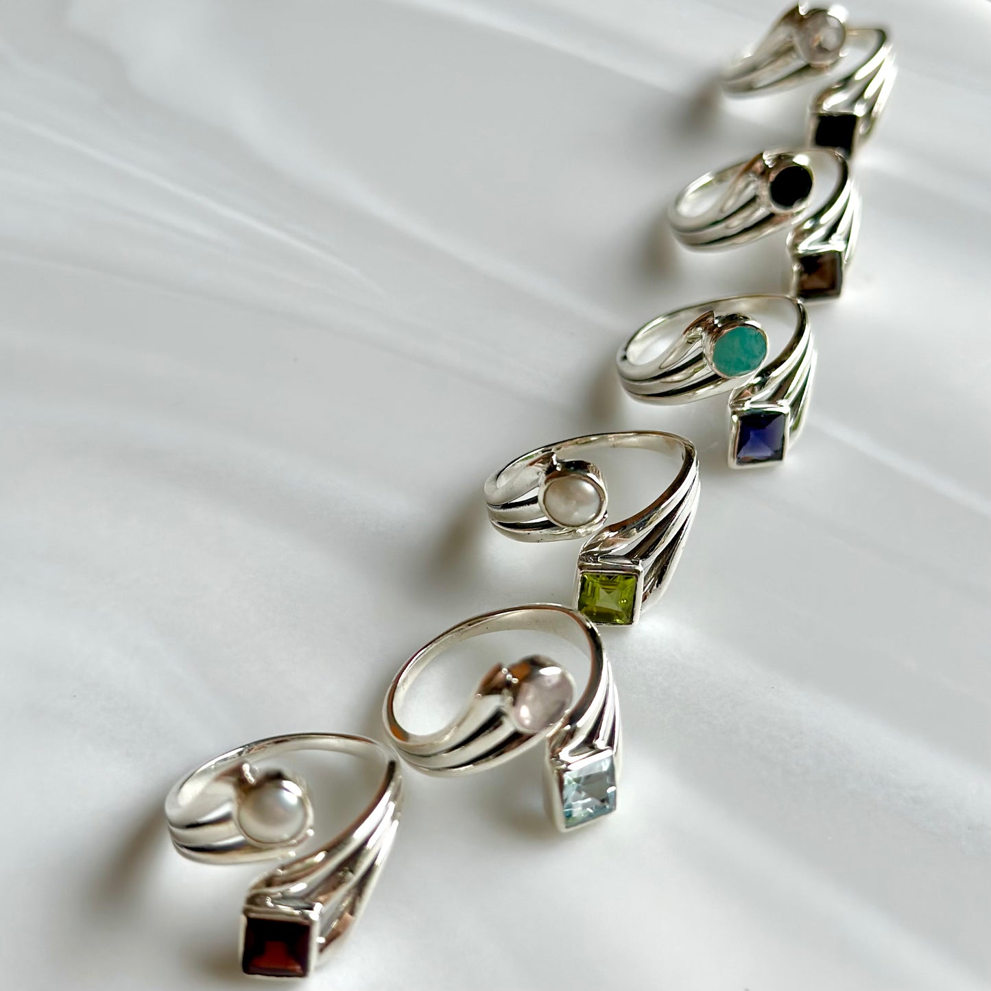 Silver925 2stone ring 13