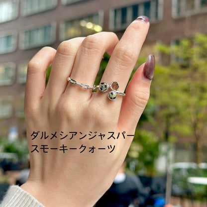 Silver925 3stone ring 3