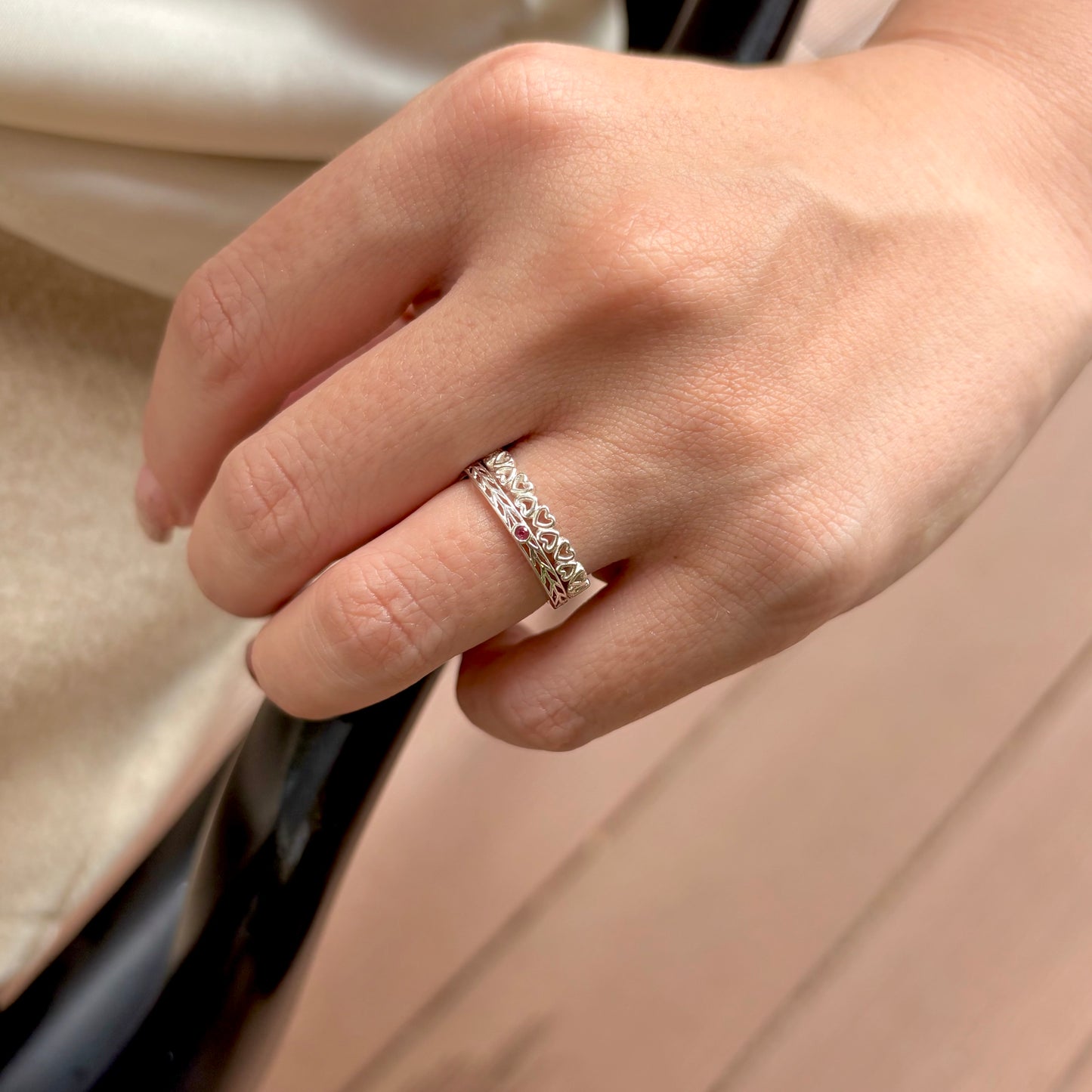 Heart plain ring 31