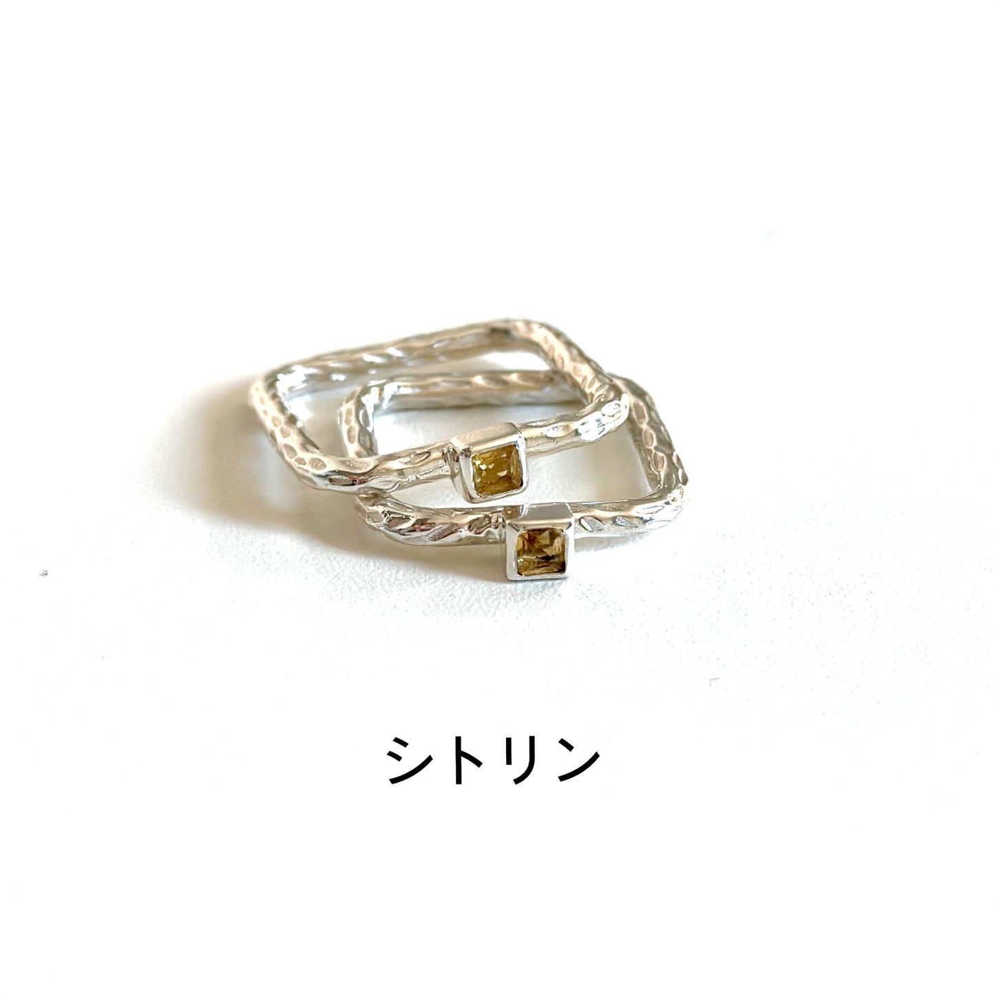Silver925 square petit ring