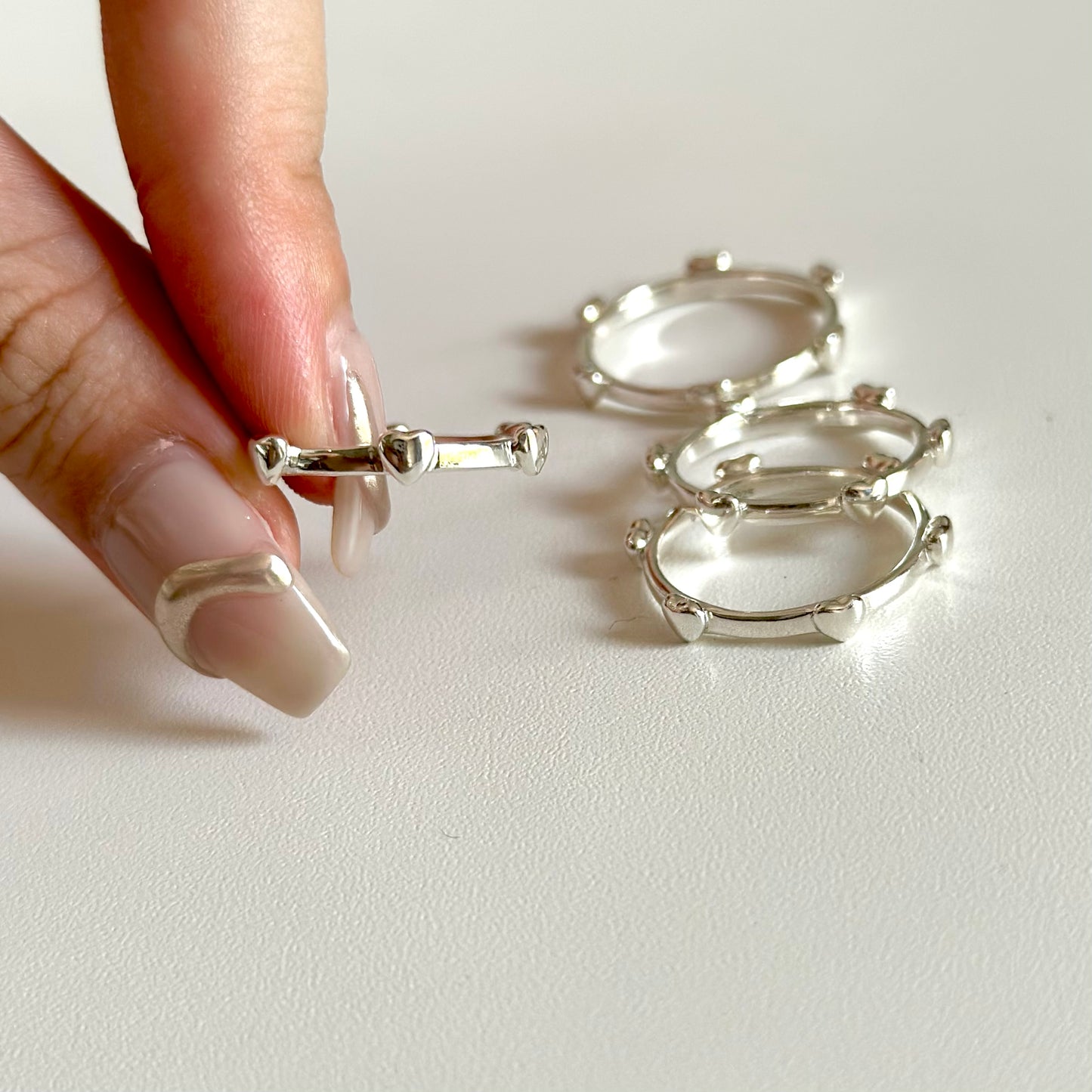 Heart plain ring 1