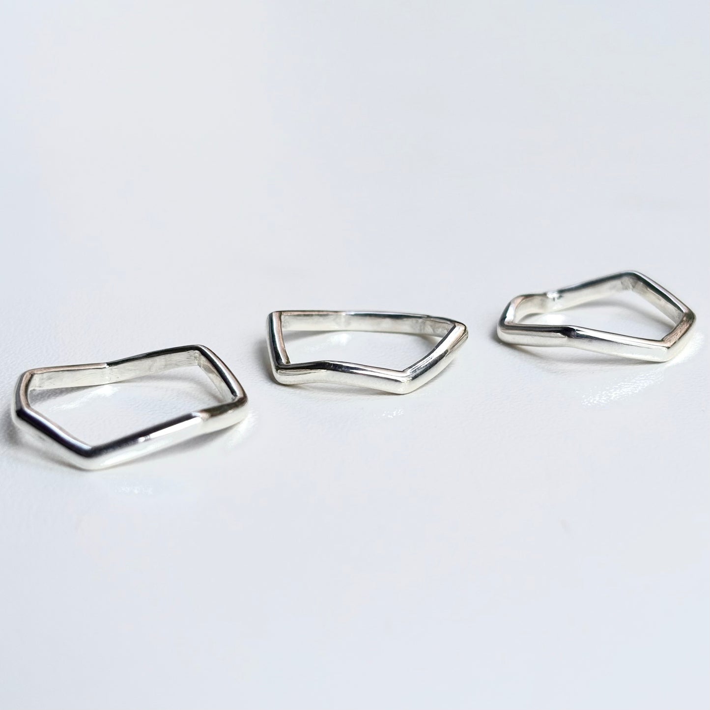 Silver925 plain ring 50