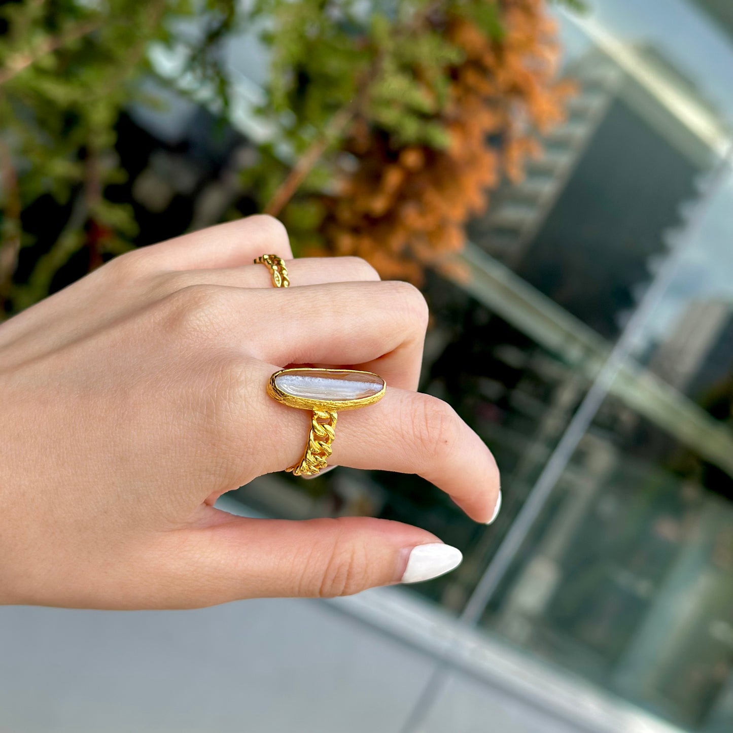 Brass design ring 3