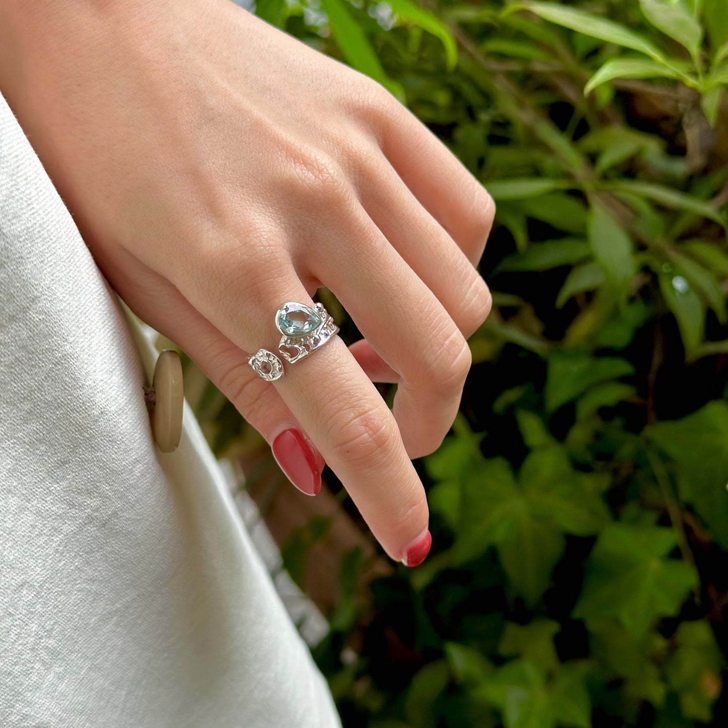 Silver925 design ring 49