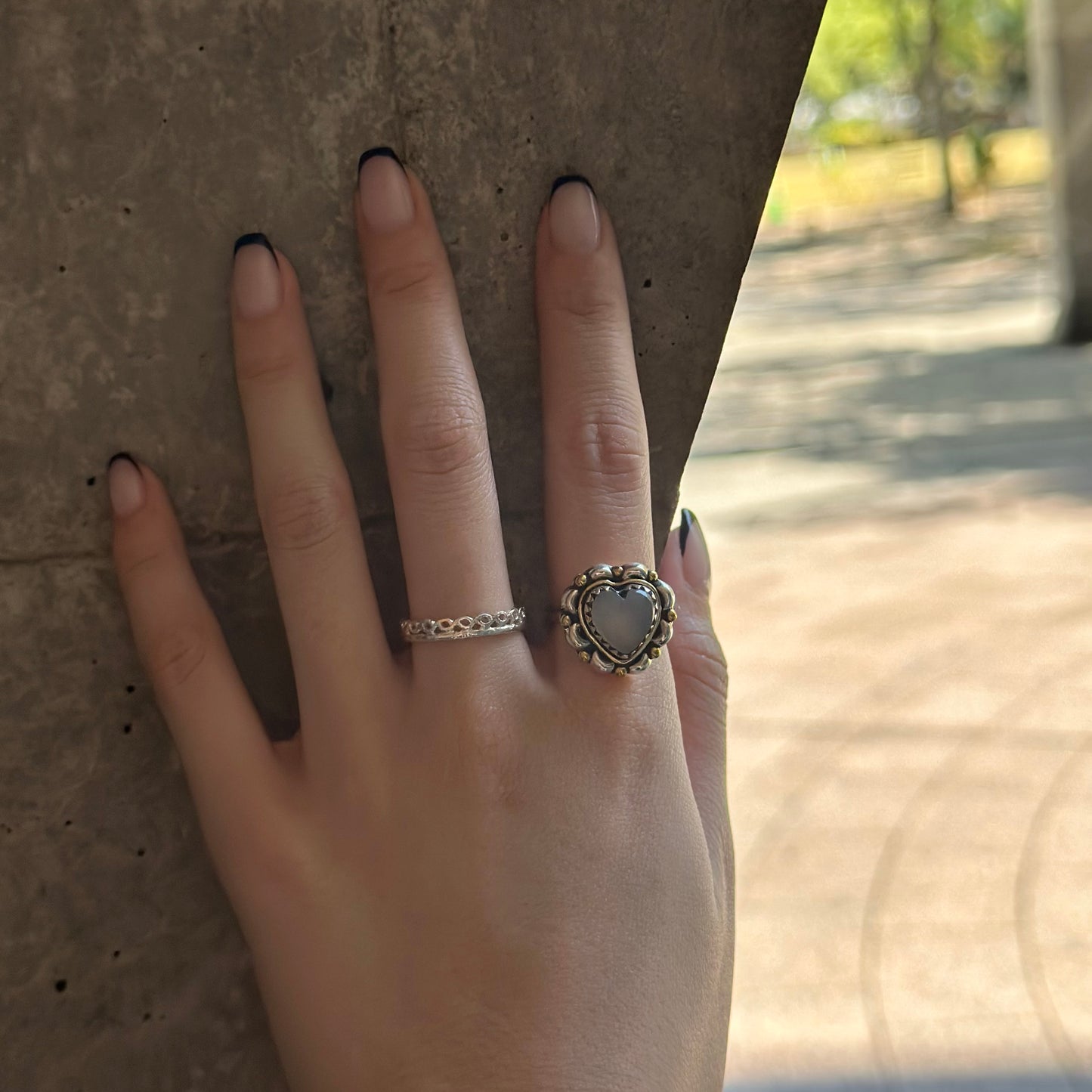 Silver925 plain ring 71