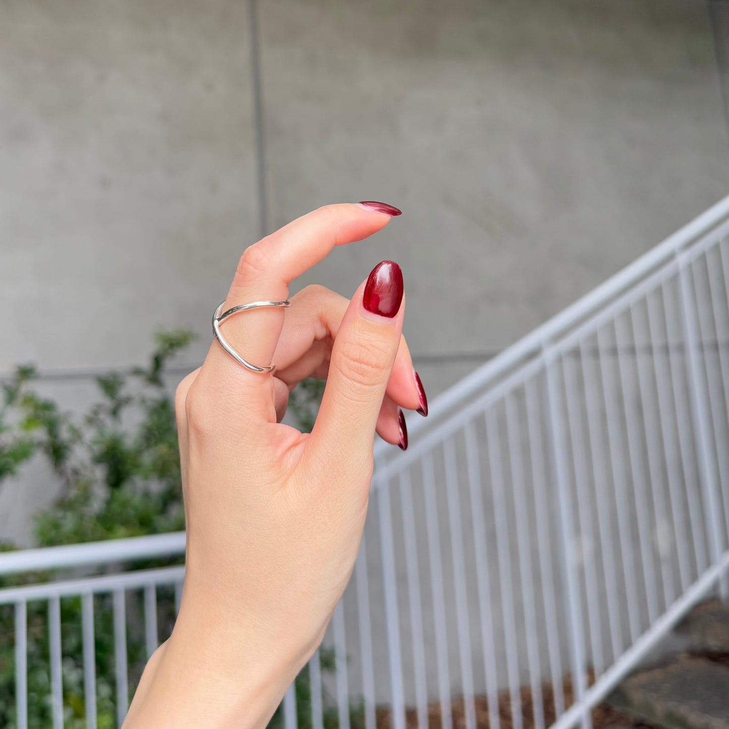 Silver925 plain ring 45