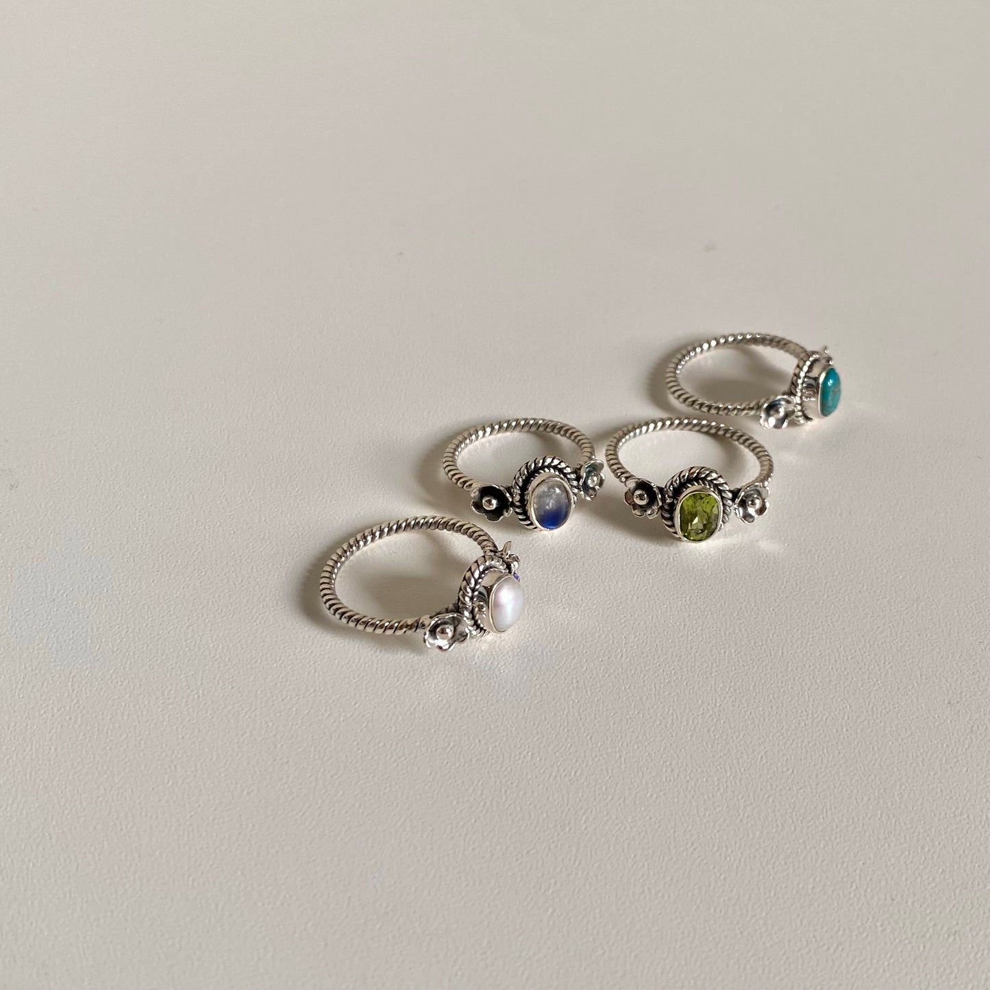 Flower design ring 9