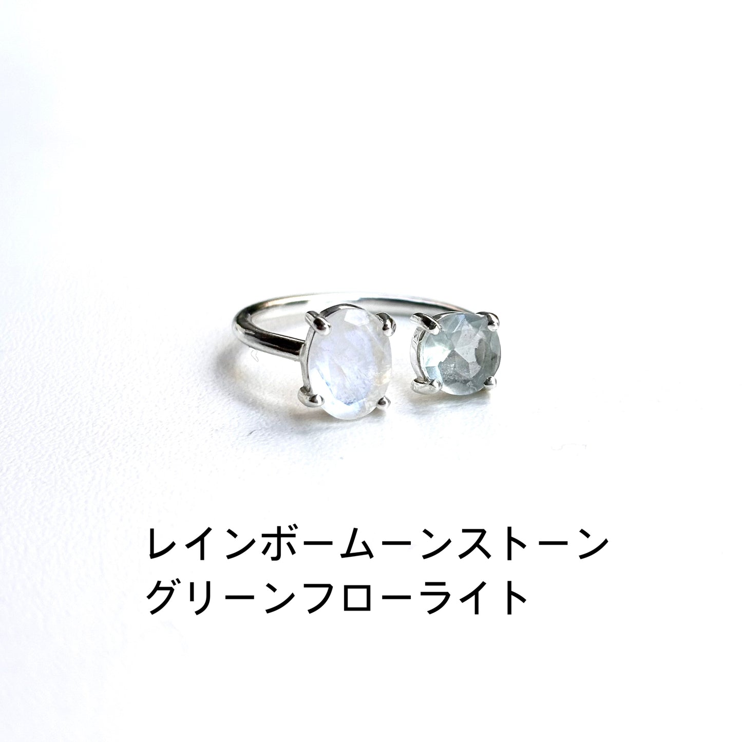 Silver925 2stone ring 16