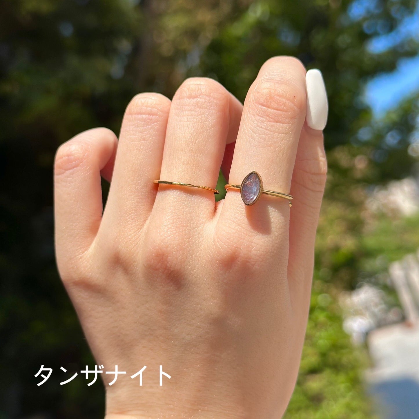 Brass petit ring 7