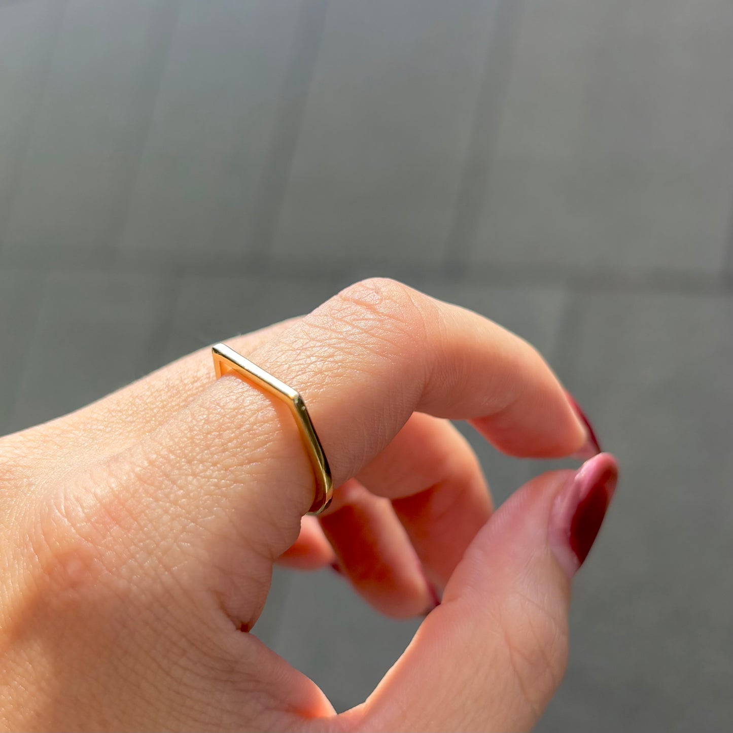 Brass plain ring 21