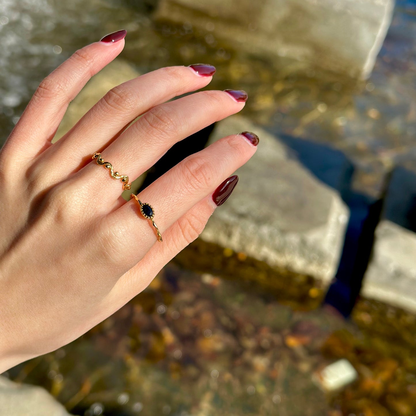 Brass petit ring 50