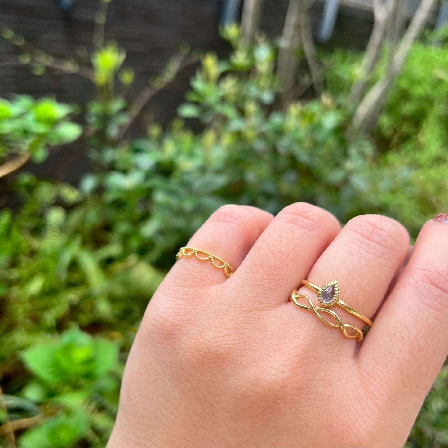 Brass petit ring 69