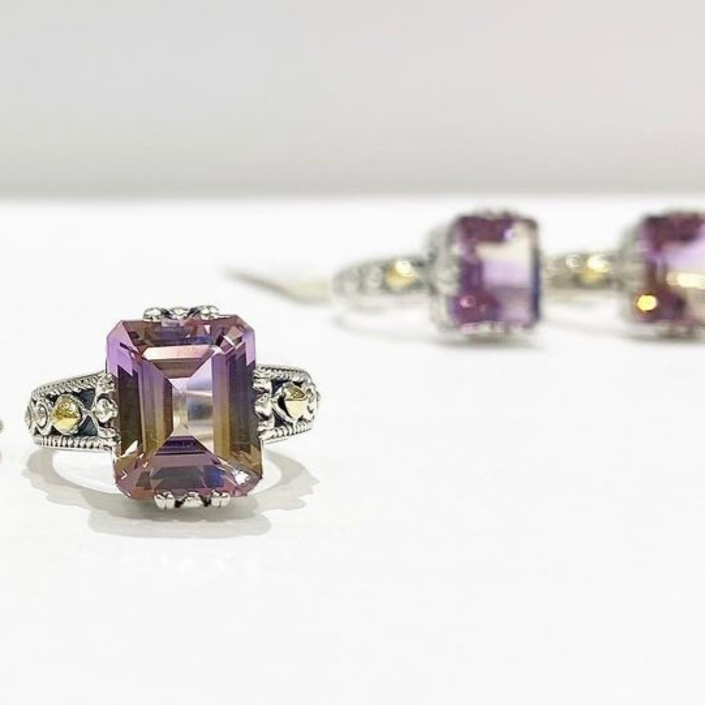 【poco】SHIBUYA limited ametrine ring 2