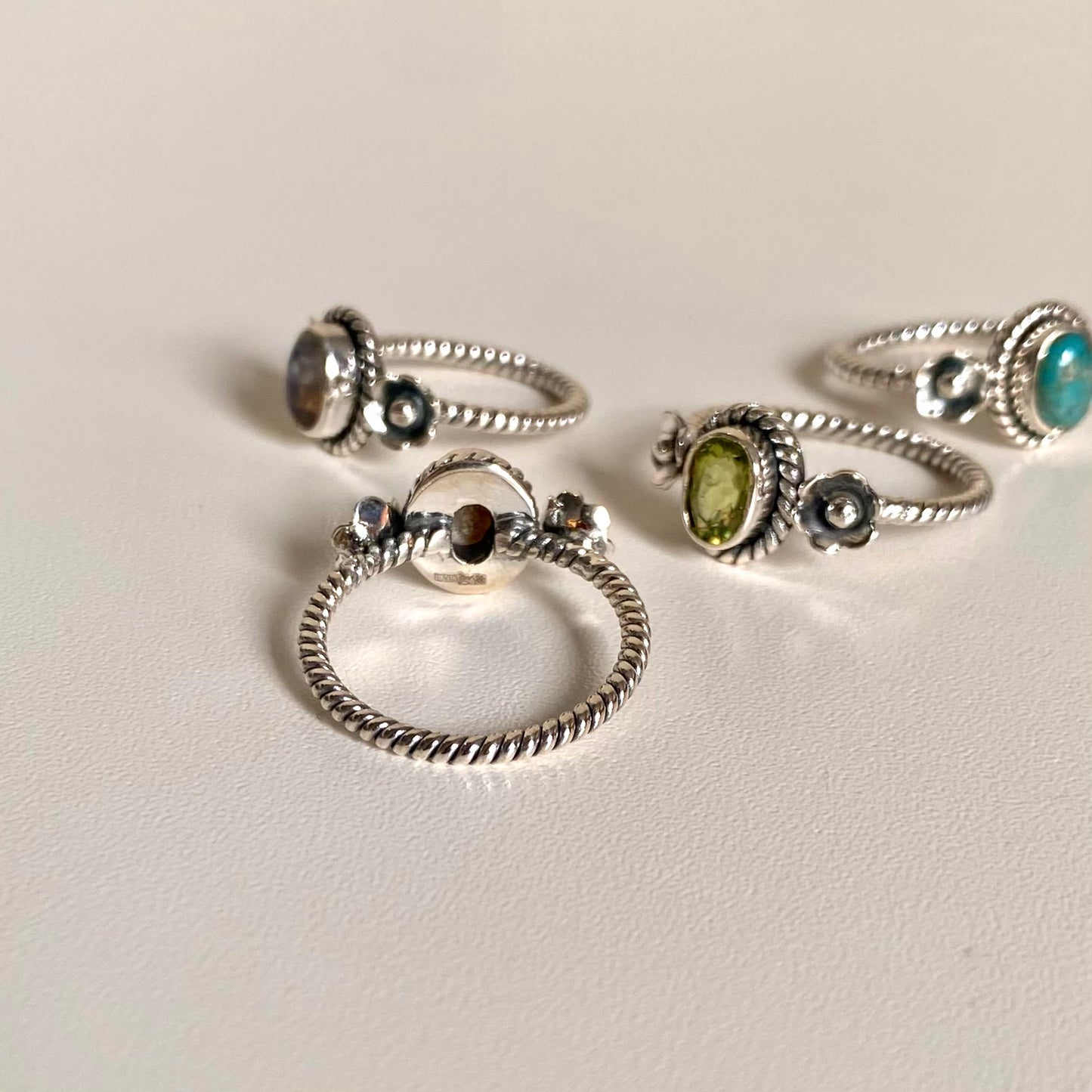 Flower design ring 9