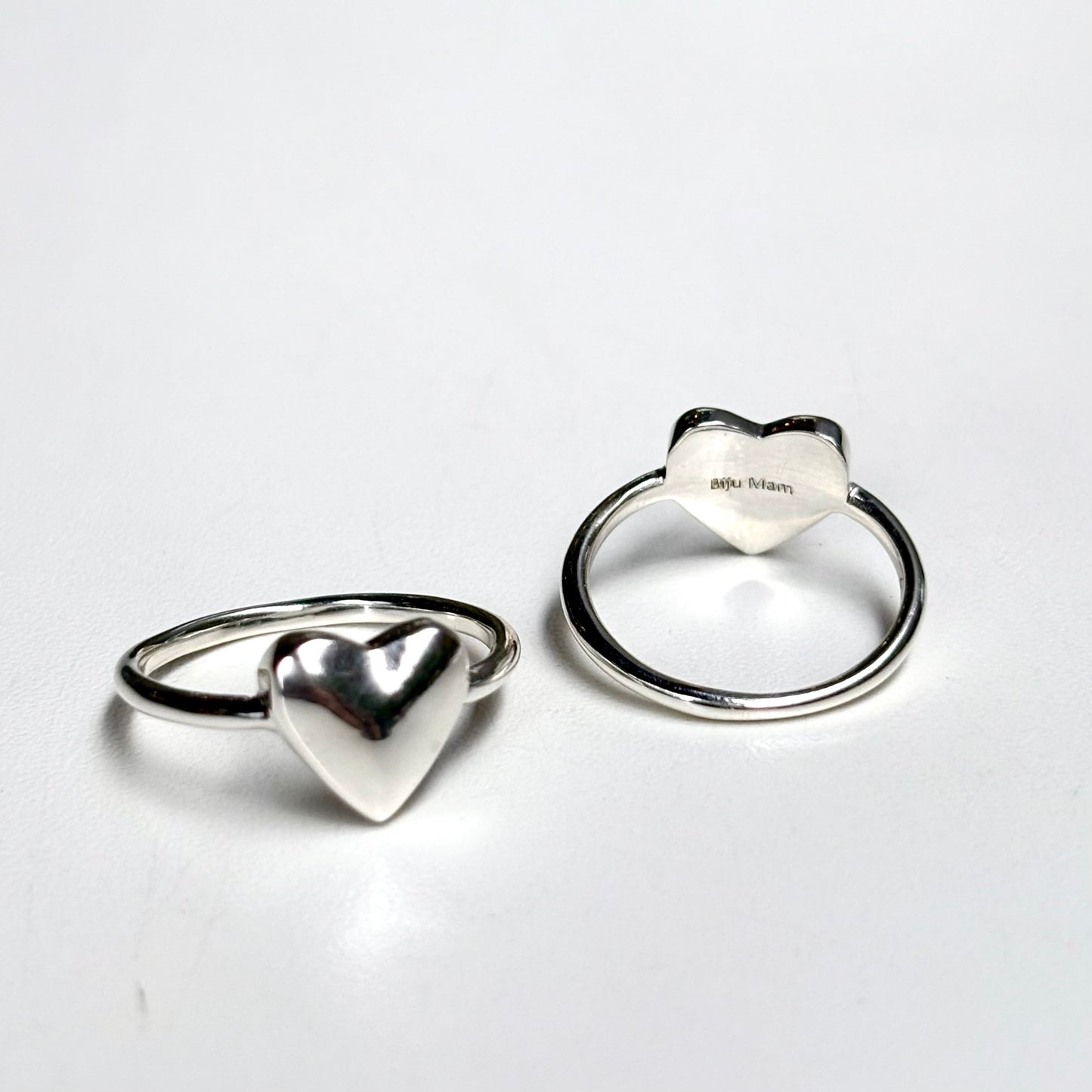 Heart plain ring 34