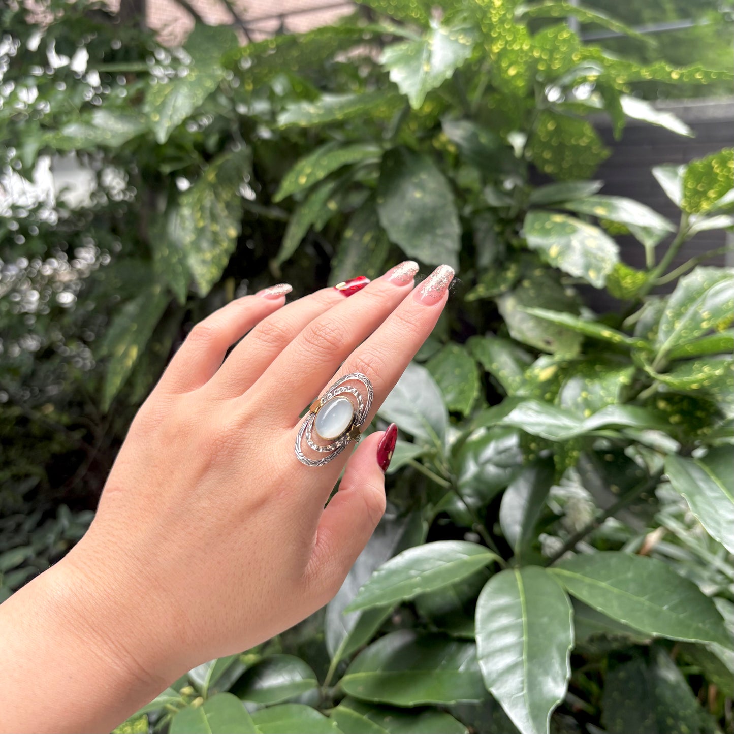Silver925×Brass star design ring