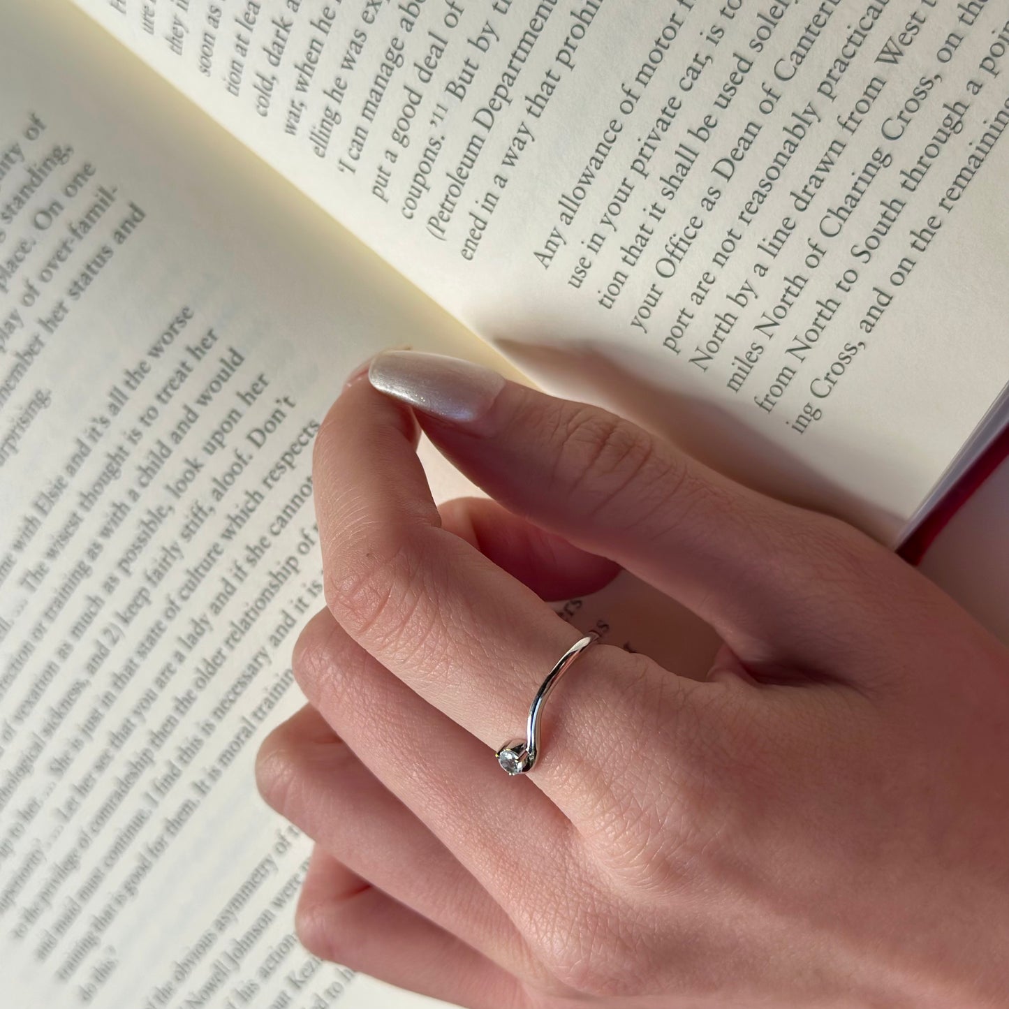 Silver925 wave ring 4