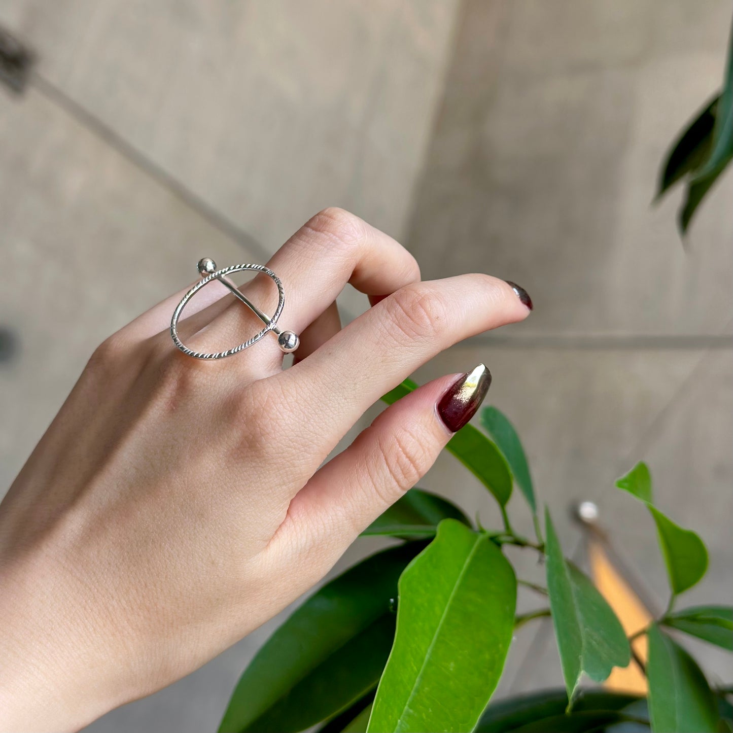 Silver925 plain ring 83