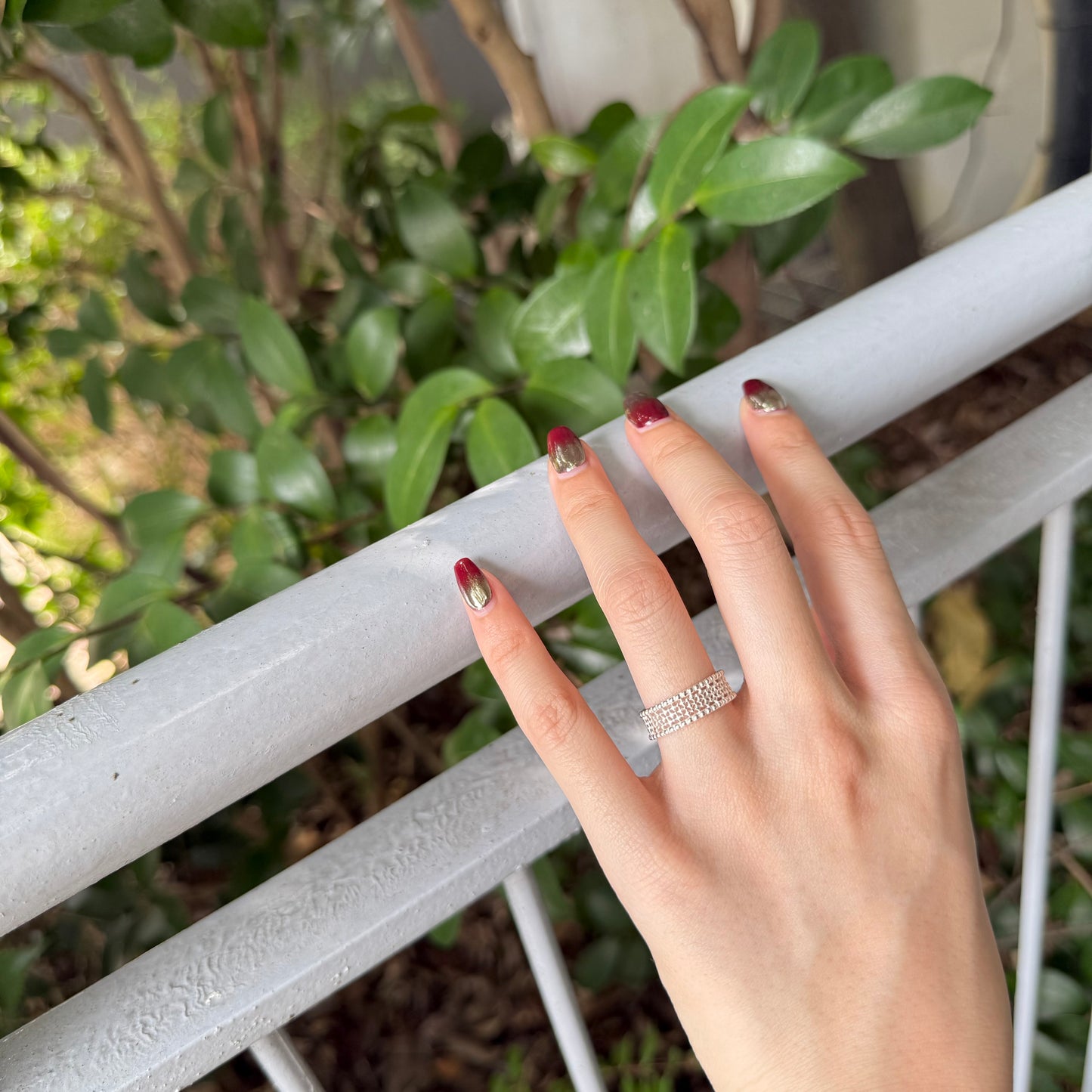 Silver925 plain ring 90