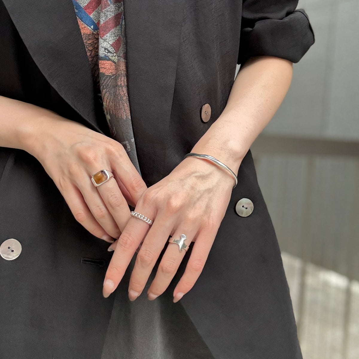 Bird plain ring