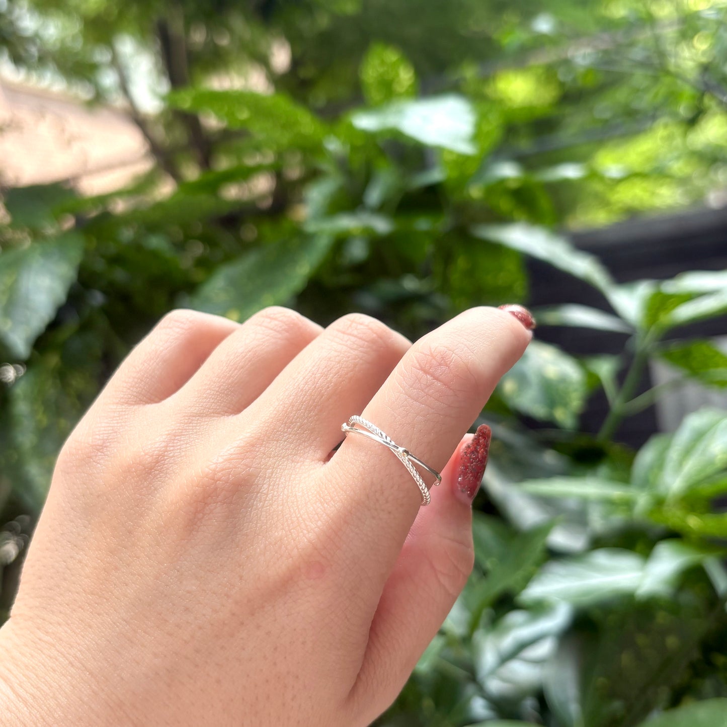 【Biju mam poco】Silver925×18K plain ring