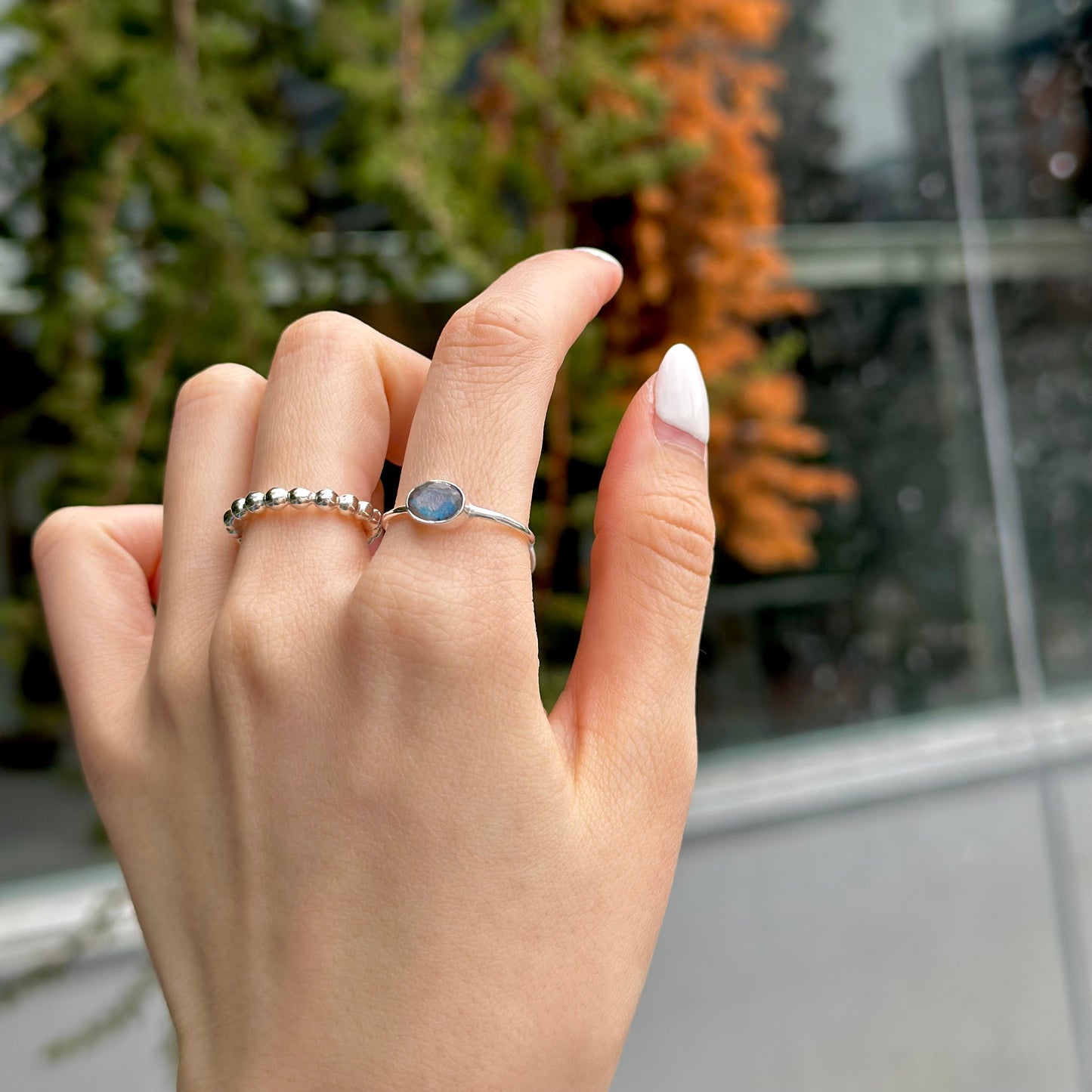 Silver925 1stone ring 26