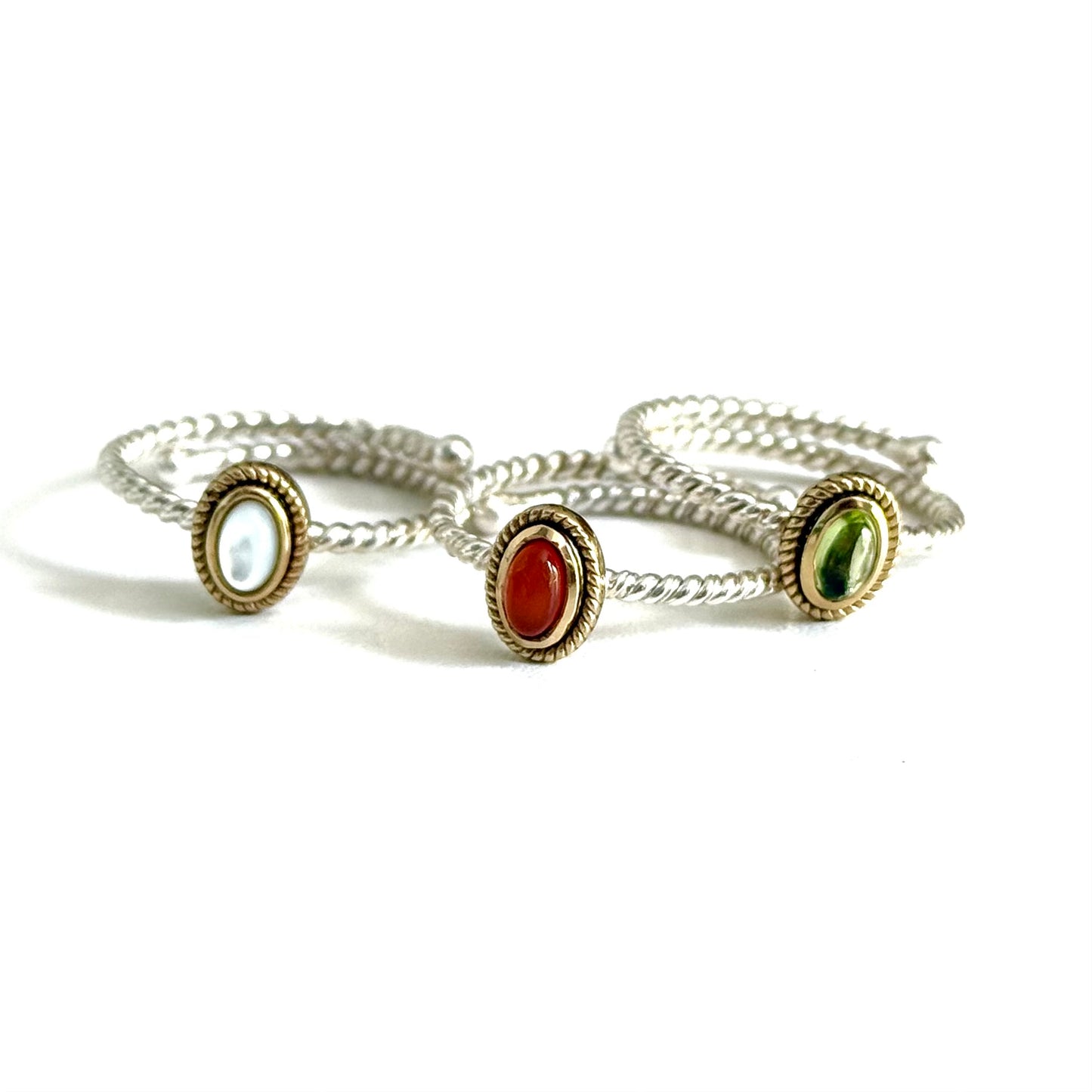 Silver925×Brass petit ring 2