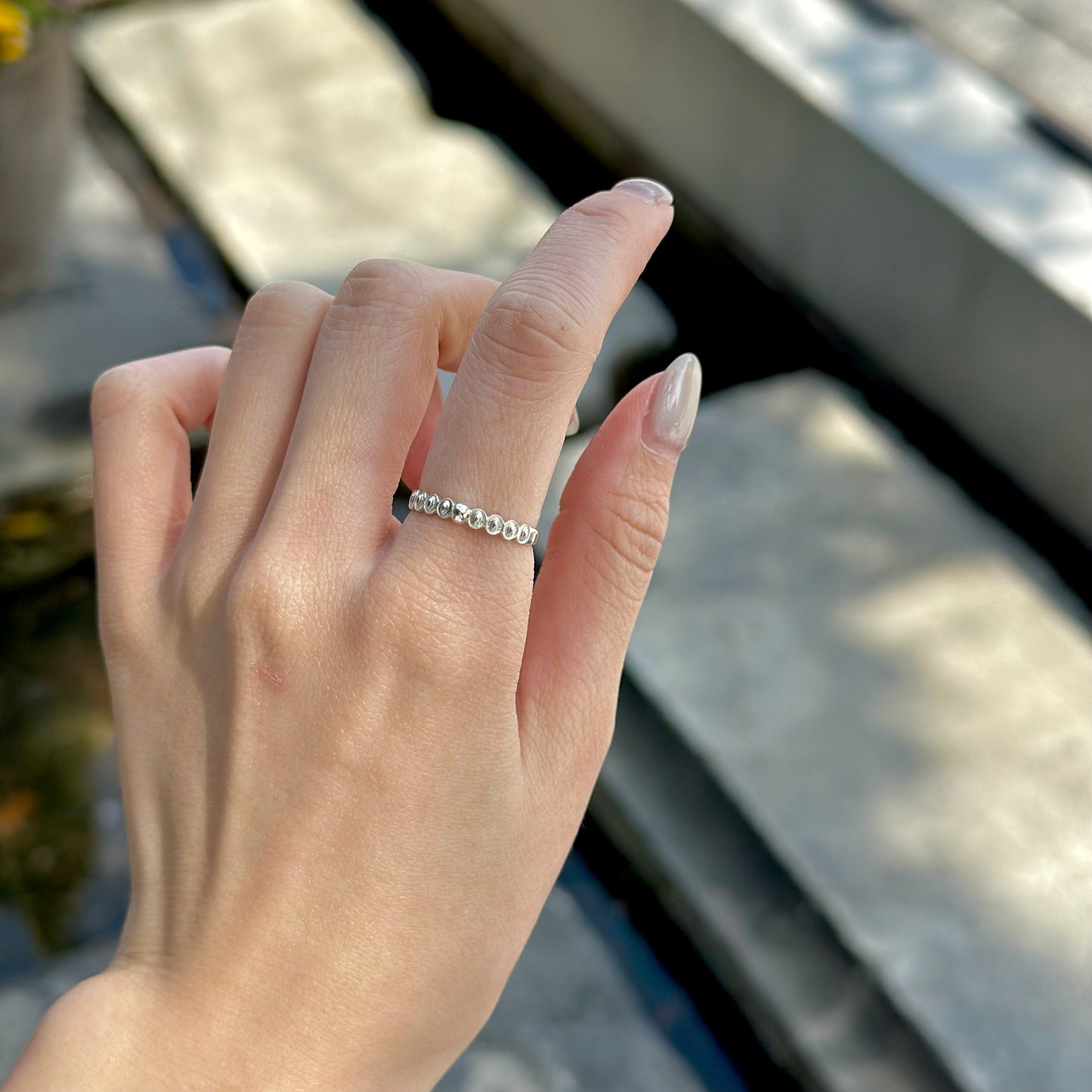 Silver925 plain ring 4