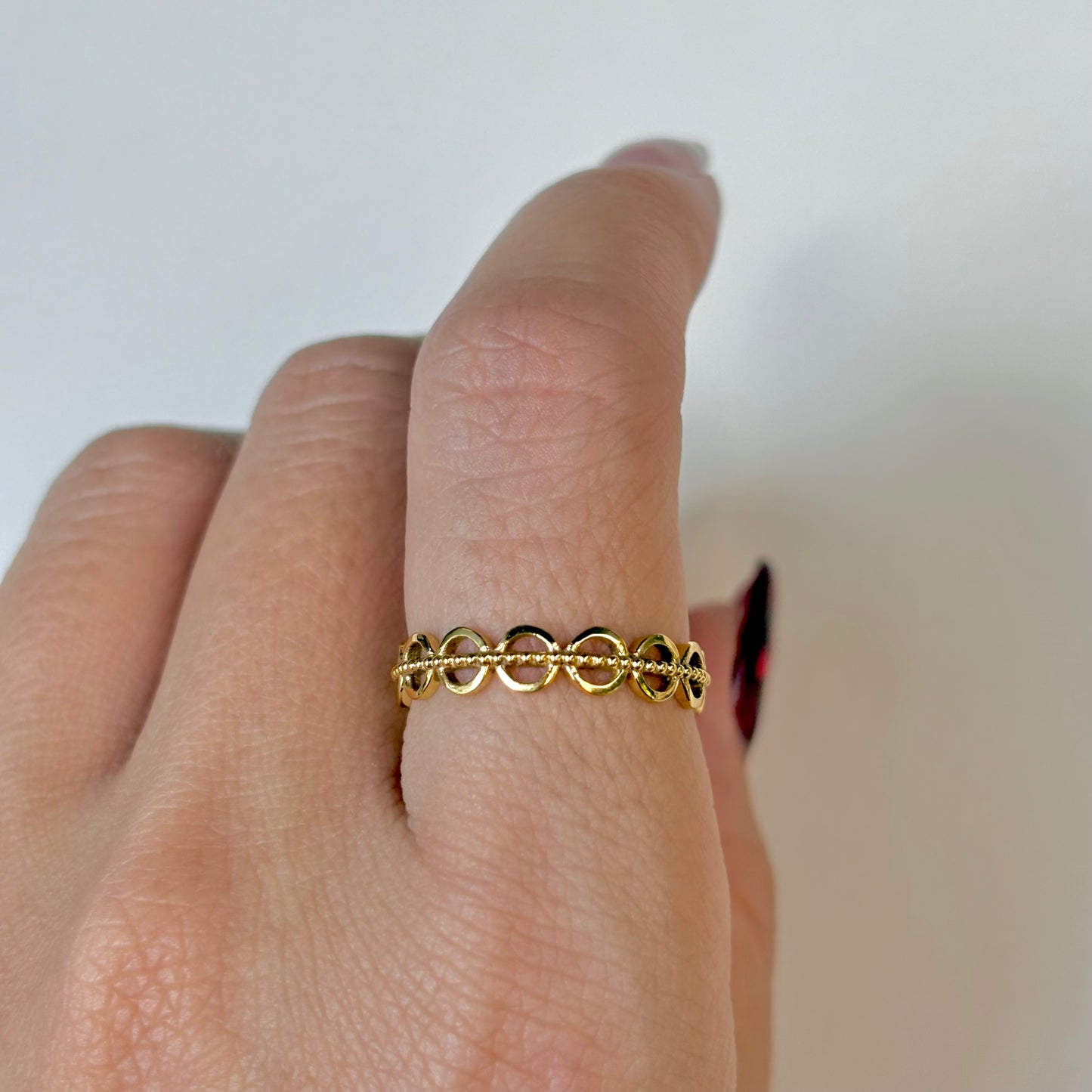 Brass plain ring 28
