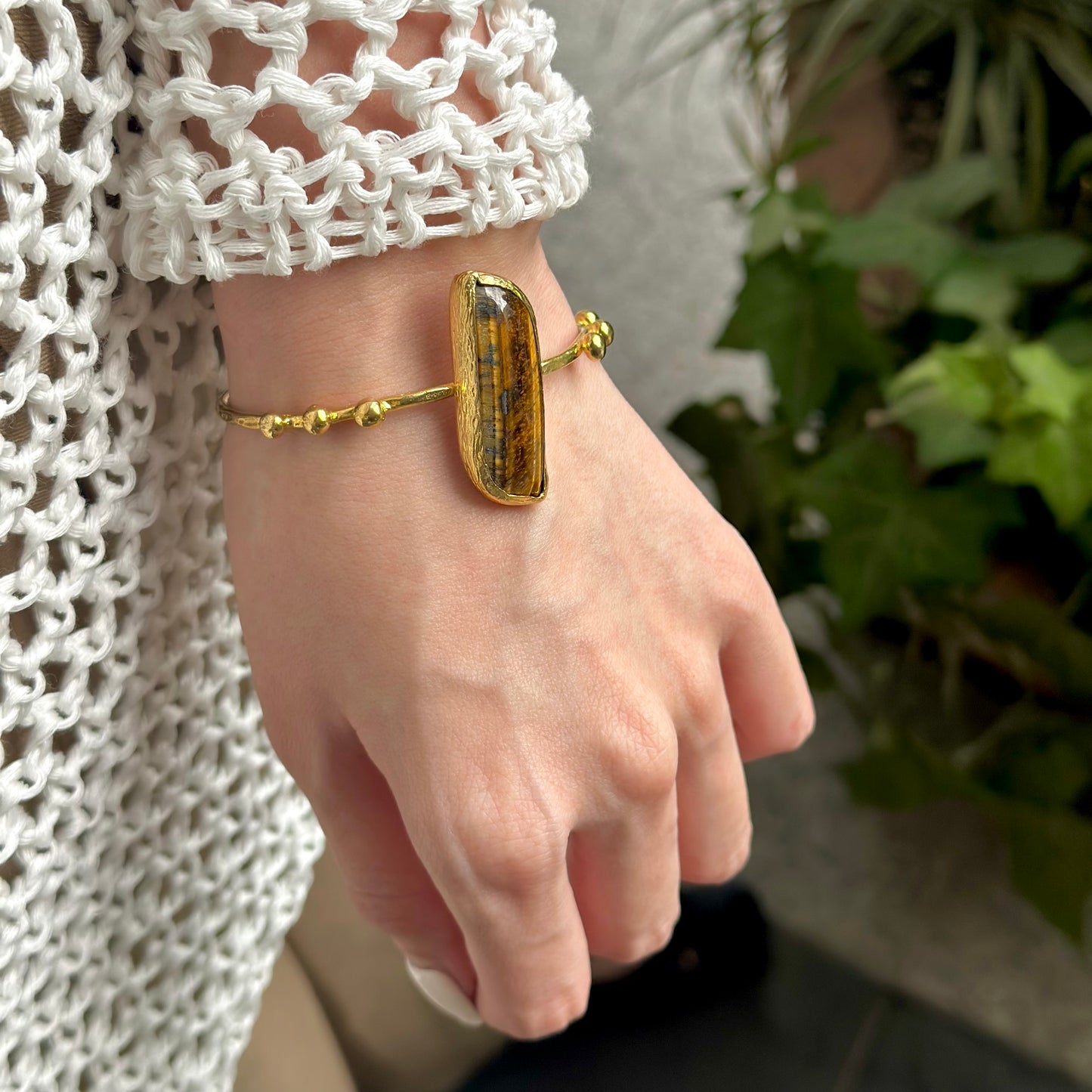 Brass design bangle