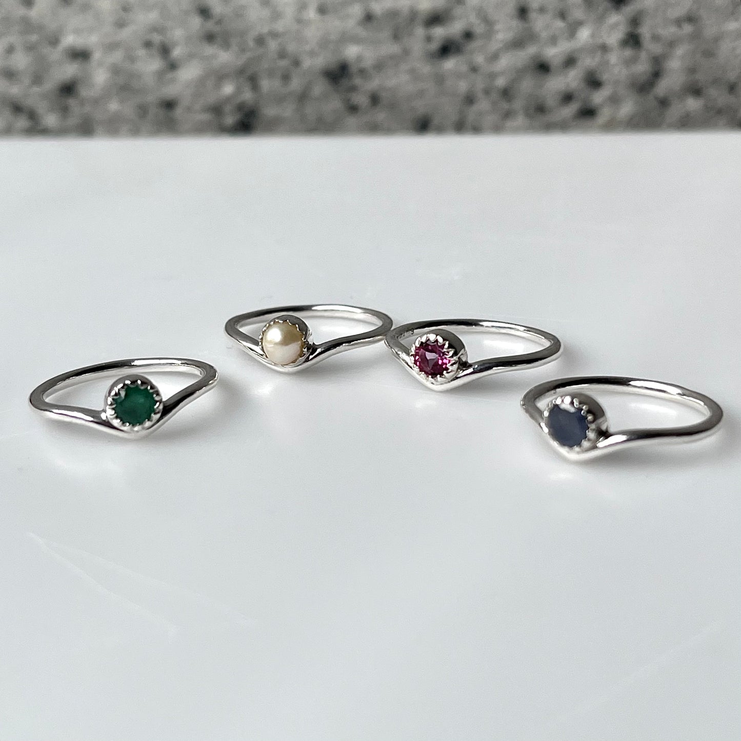 Silver925 V design ring 5
