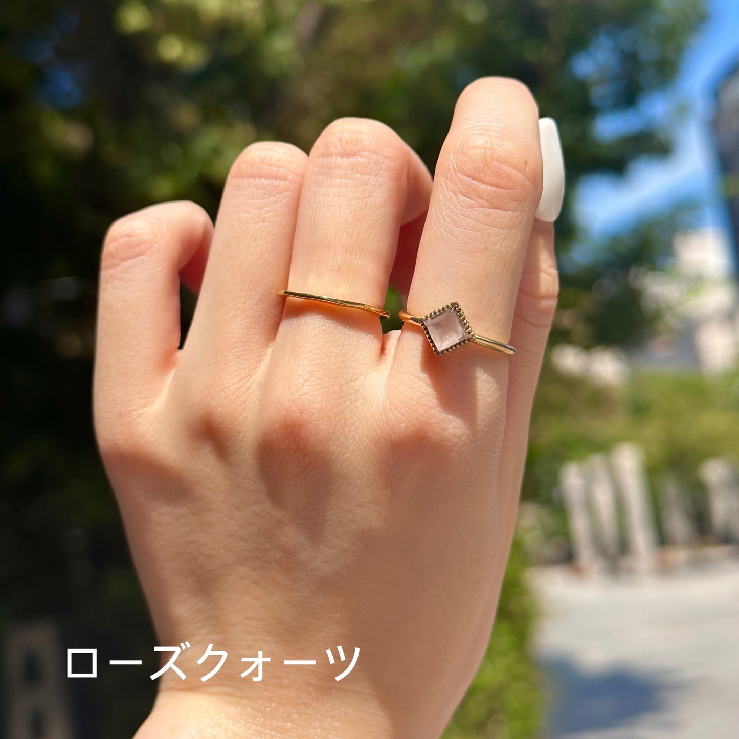 Brass petit ring 8