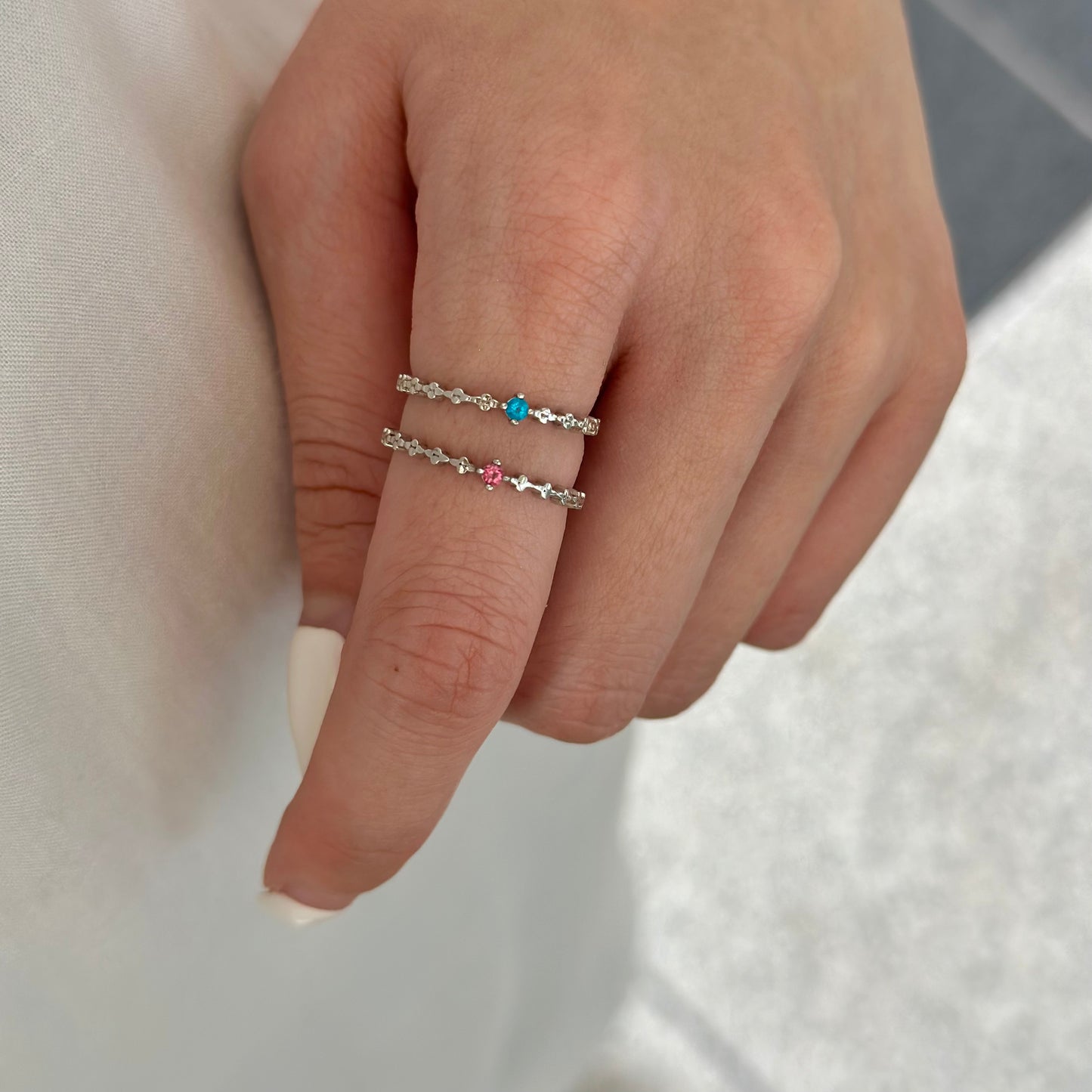 【poco】1stone petit ring