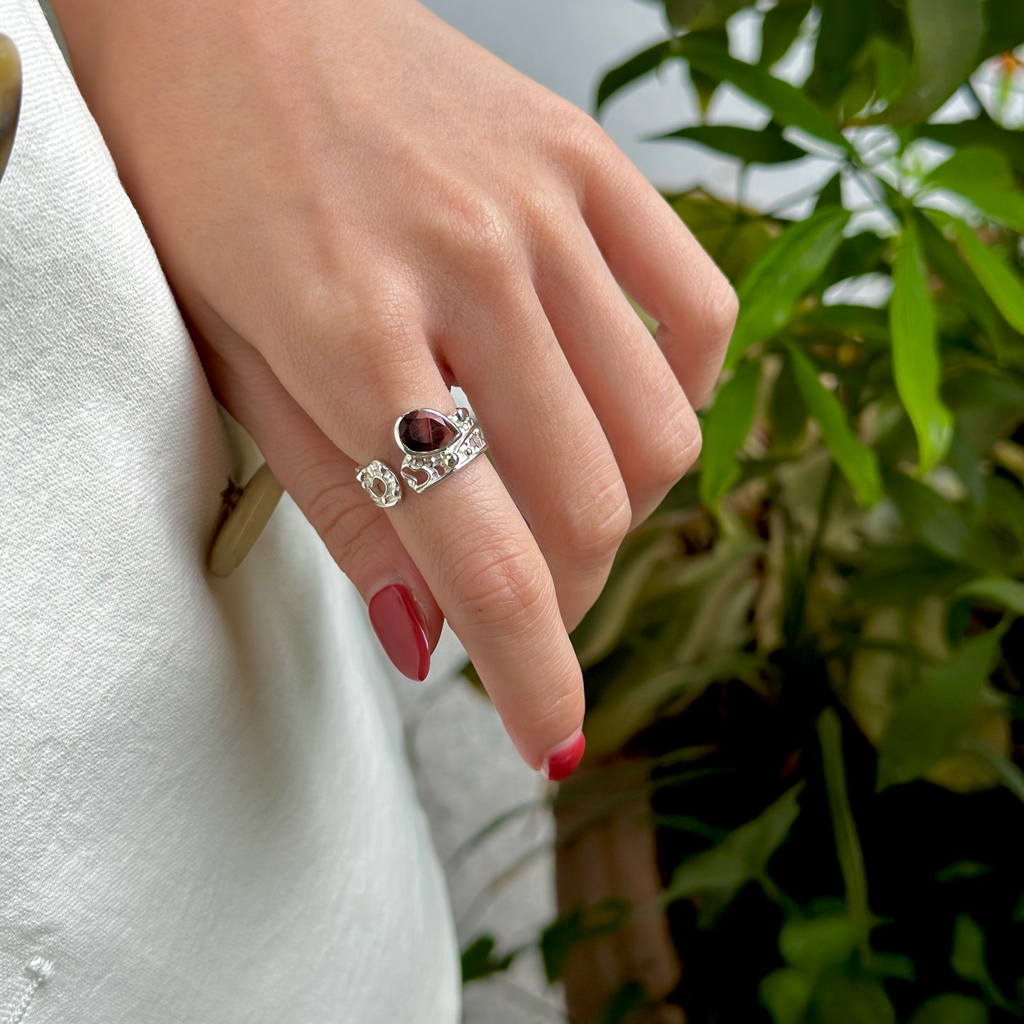 Silver925 design ring 49