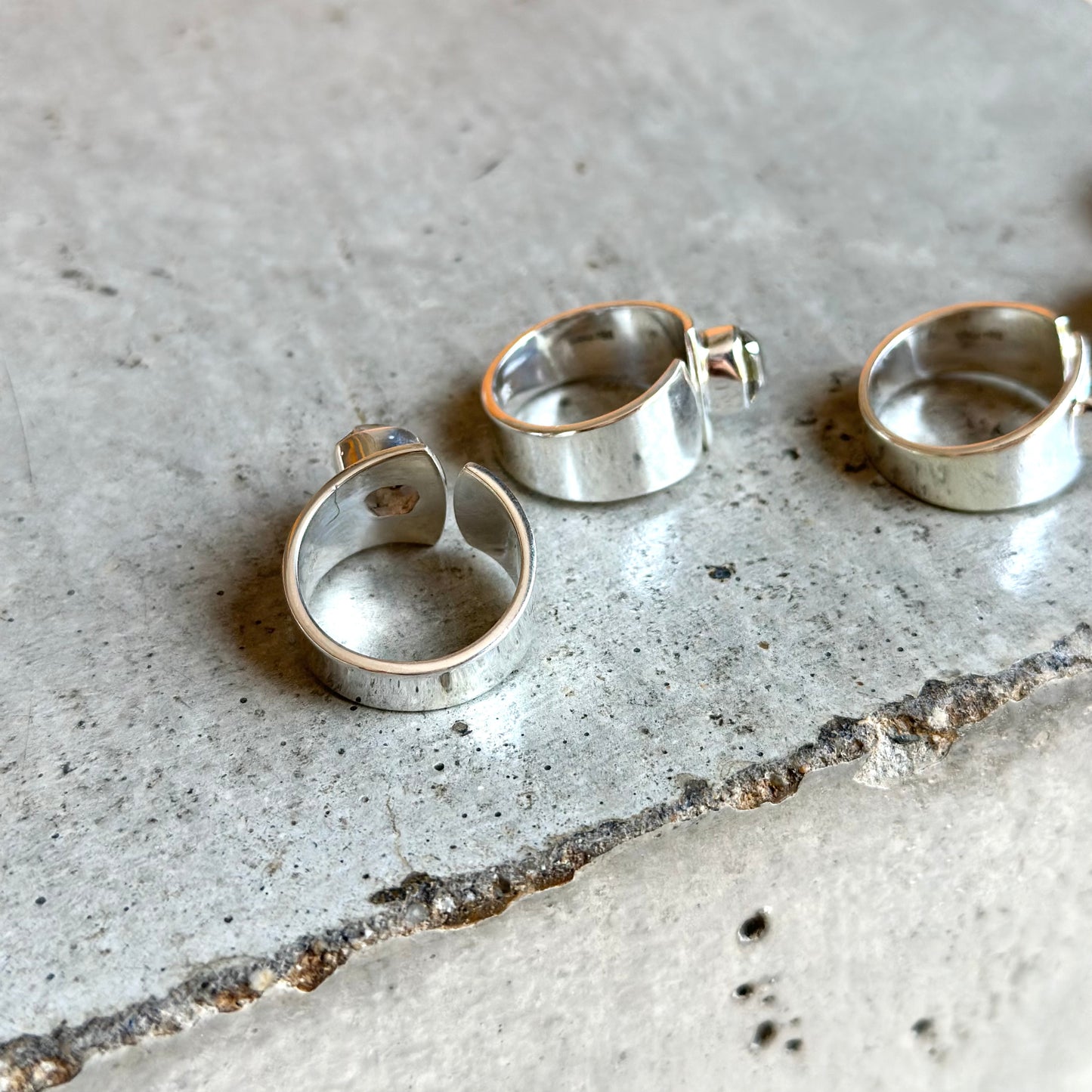 Herkimer diamond ring 1