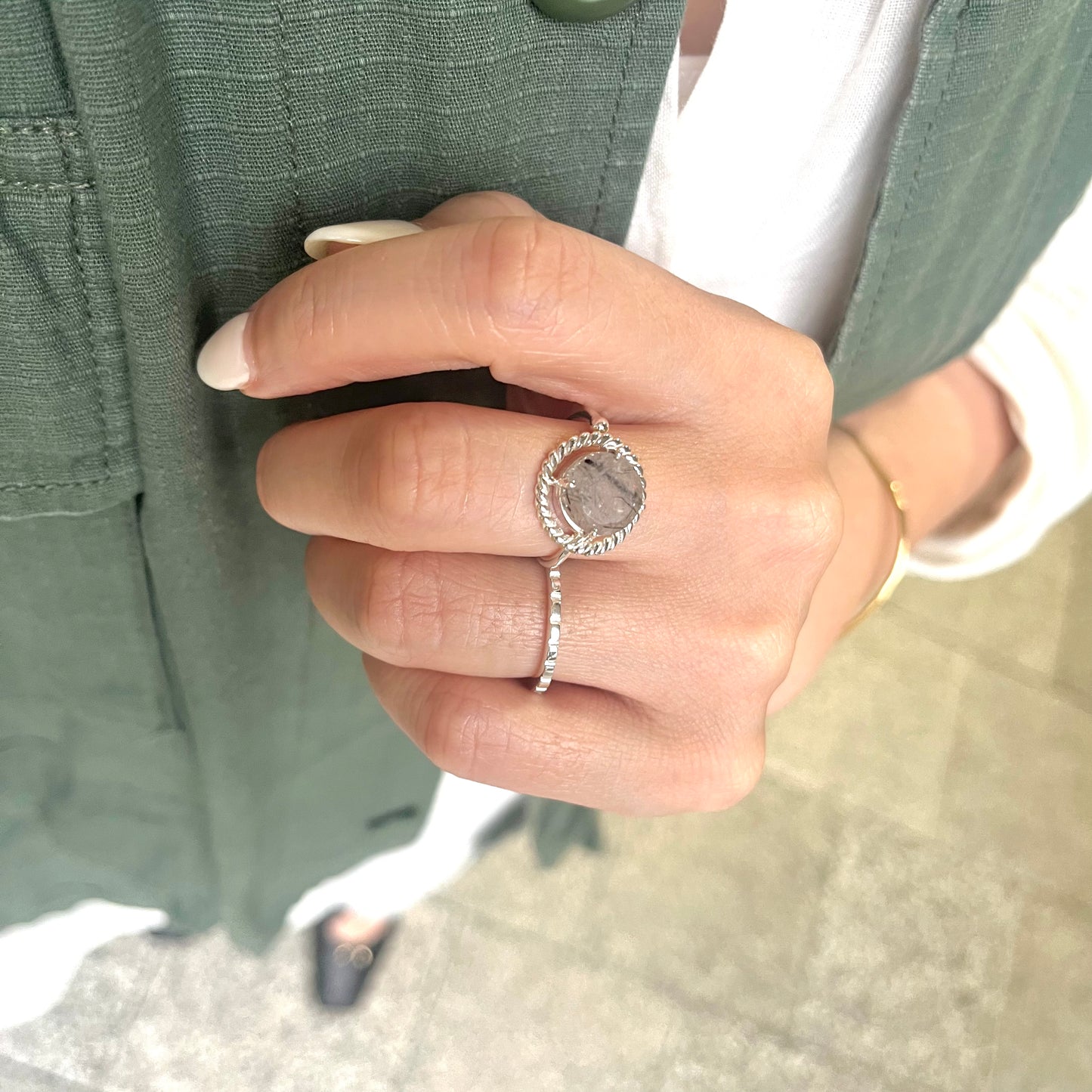 Silver925 design ring 34