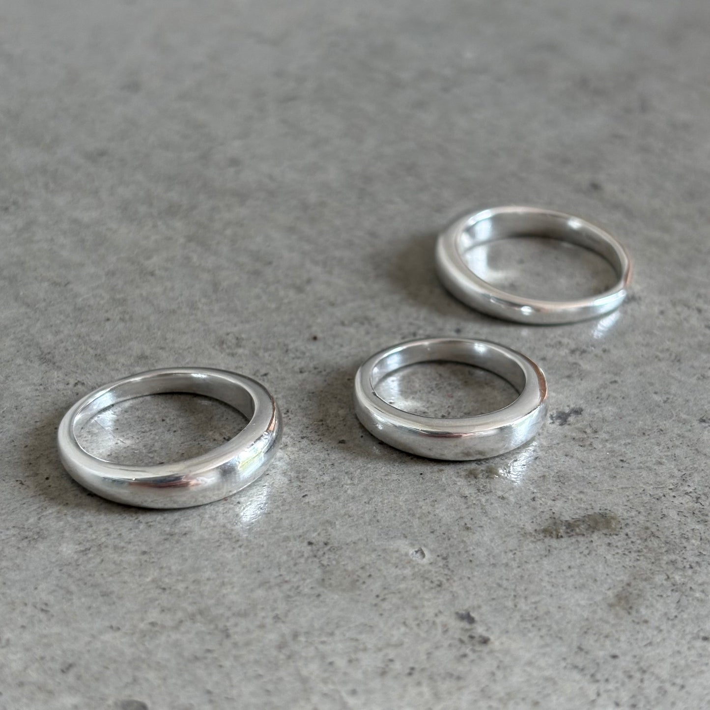 Silver925 plain ring 46